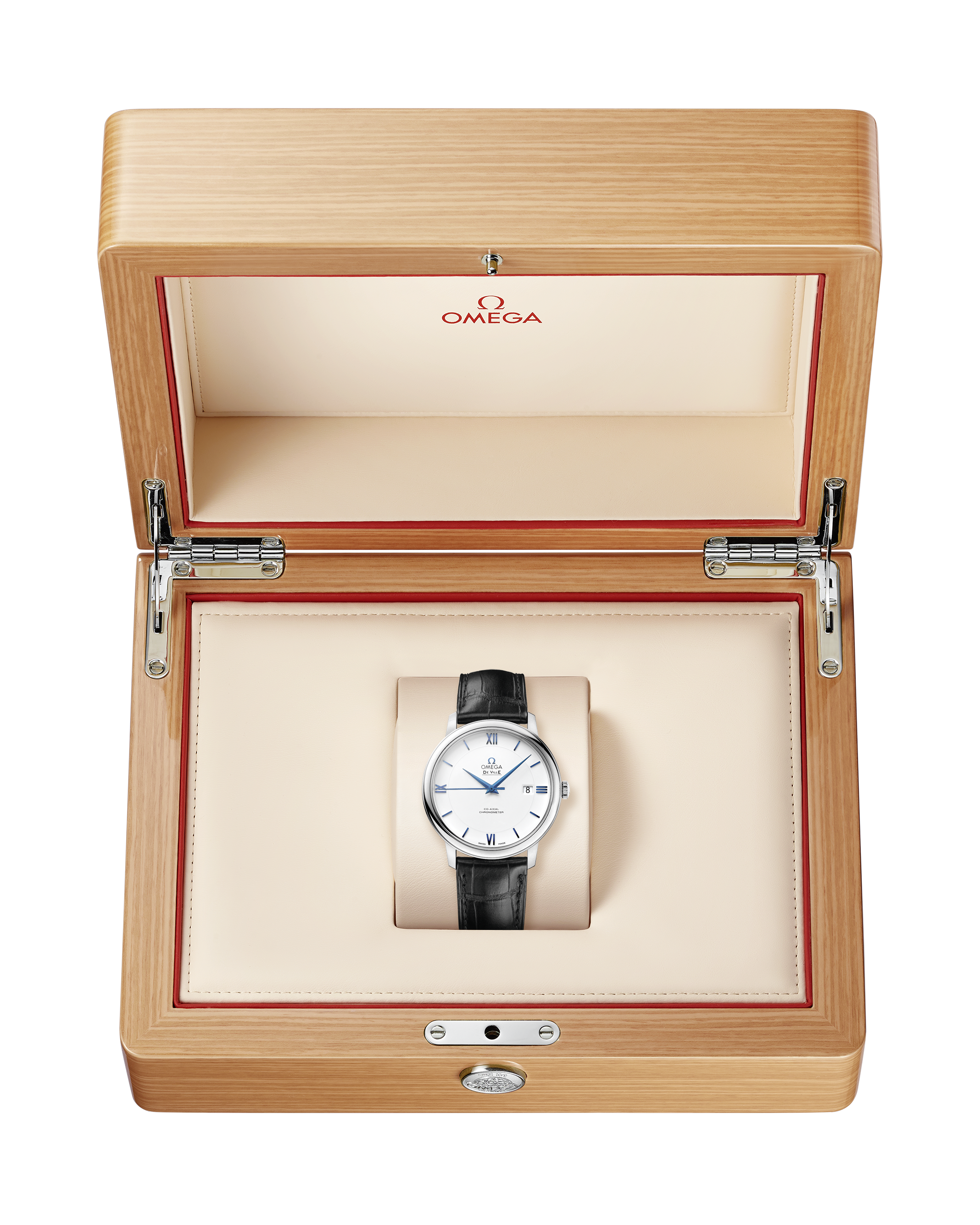 碟飞系列 典雅腕表 39.5毫米, 白色k金表壳 搭配 皮表带 - 424.53.40.20.04.001 - 影像 2