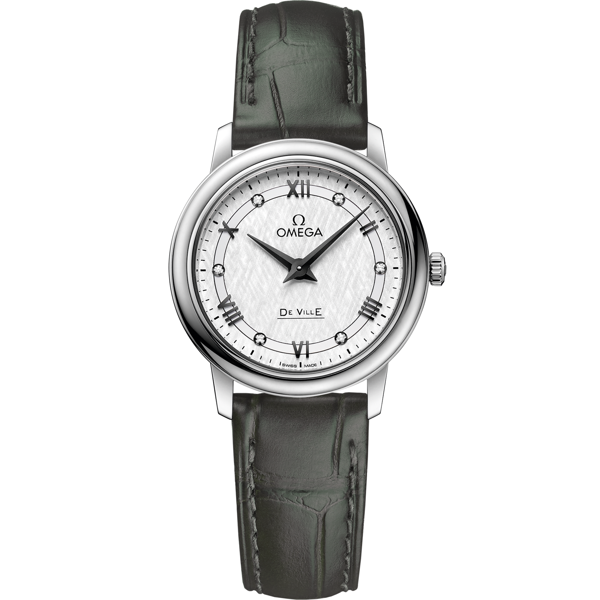 碟飞系列 典雅腕表 27.4毫米, 精钢表壳 搭配 皮表带 - 424.13.27.60.52.002 - 影像 1