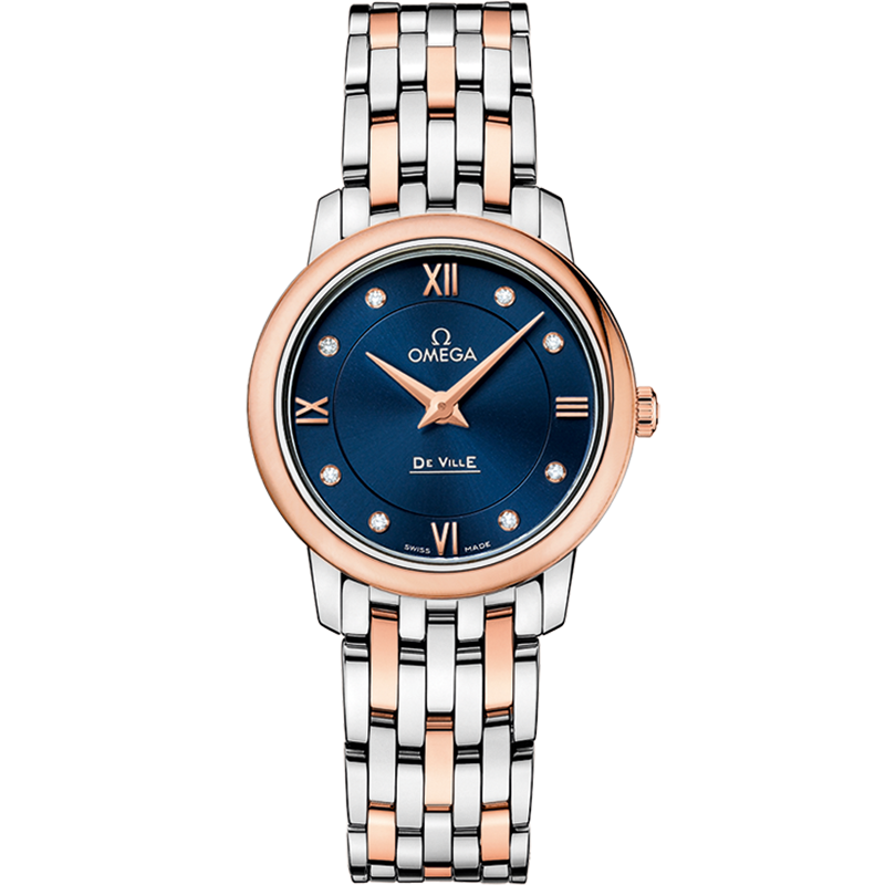 碟飞系列 典雅腕表 27.4毫米, 精钢-红金表壳 搭配 精钢-红金表链 - 424.20.27.60.53.001 - 影像 1