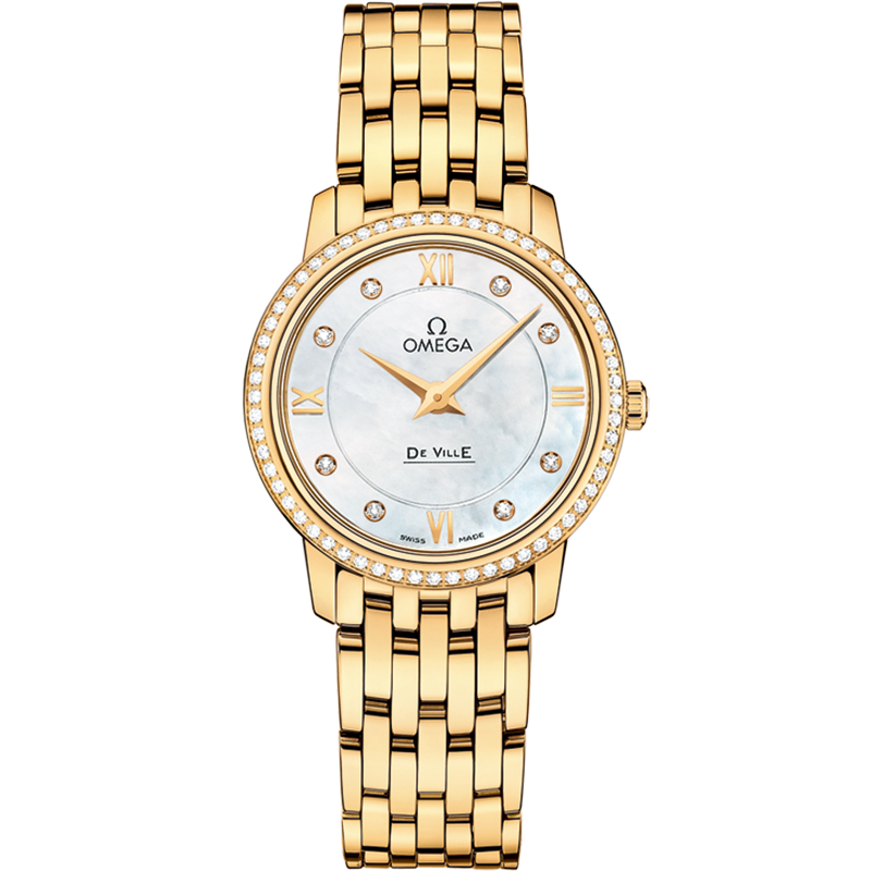 碟飞系列 典雅腕表 27.4毫米, 黄色18 k金表壳 搭配 黄色18 k金表链 - 424.55.27.60.55.001 - 影像 1