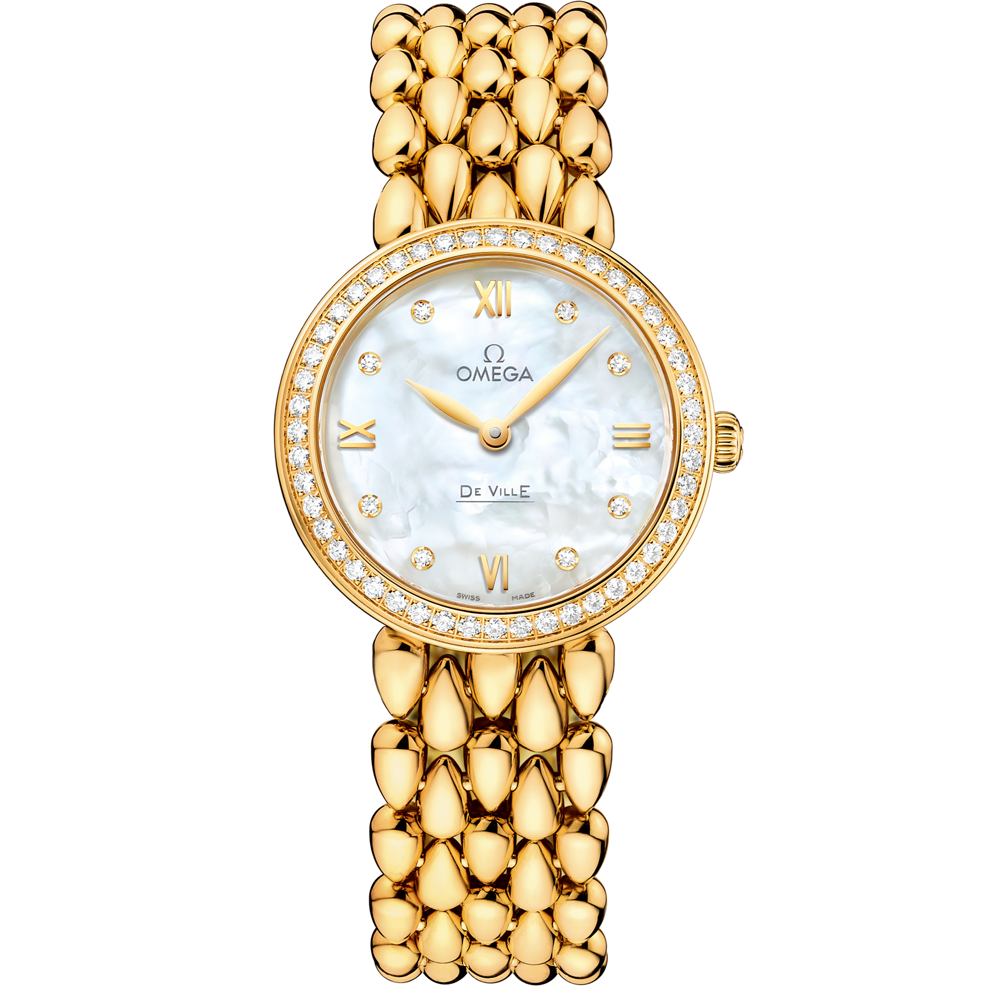 碟飞系列 典雅腕表 27.4毫米, 黄色18 k金表壳 搭配 黄色18 k金表链 - 424.55.27.60.55.006 - 影像 1