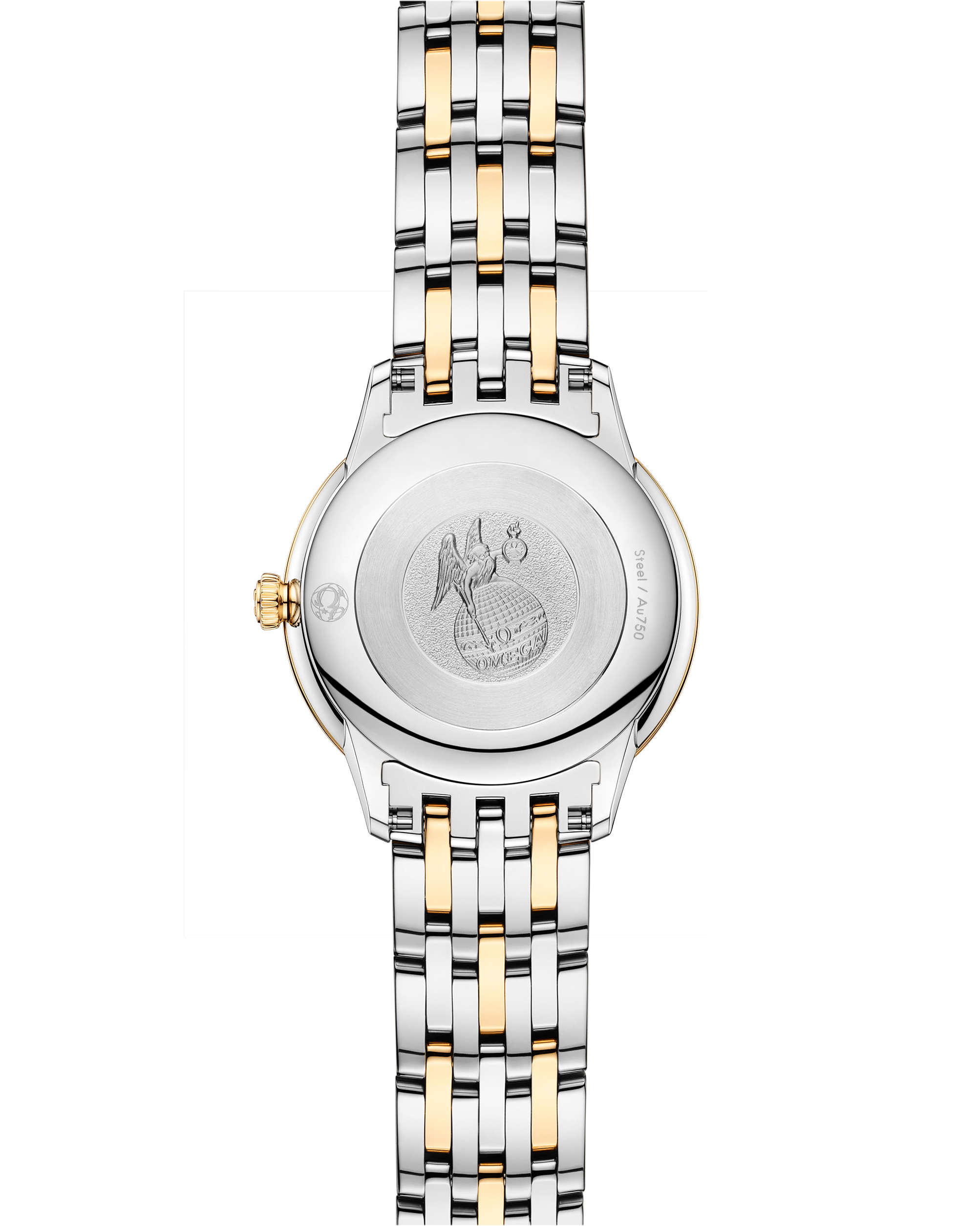 碟飞系列 典雅腕表 27.5毫米, 精钢-黄色18 k金表壳 搭配 精钢-黄色18 k金表链 - 434.25.28.60.55.001 - 影像 2