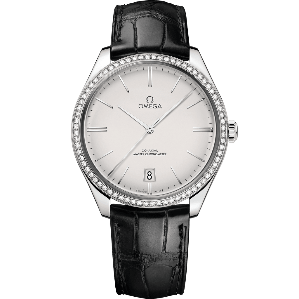 碟飞系列名典腕表40毫米, 精钢表壳搭配皮表带- 435.18.40.21.02.001 | OMEGA®