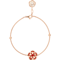 欧米茄FLOWER系列 手链, 红色18K金, 弧面型红玉髓, 弧面形珍珠母贝 - B603BG0700405