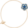 欧米茄FLOWER<span class="nowrap">系列</span> 手链, Moonshine 18k金表壳, 玛瑙 - B603GV070010X