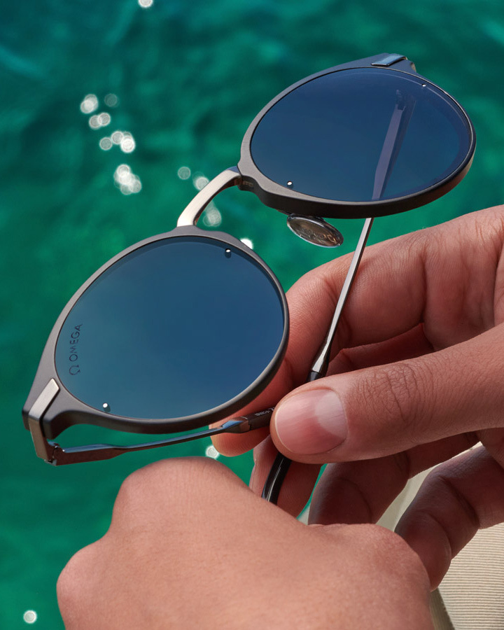 太阳眼镜 - 圆框, 男士 - OM0029-H5491C - 影像 4