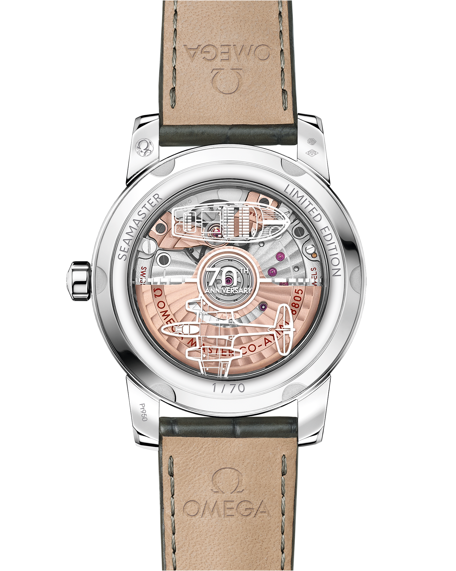 海马系列1948腕表 38毫米, 铂金 搭配 皮表带 - 511.93.38.20.99.001 - 影像 2