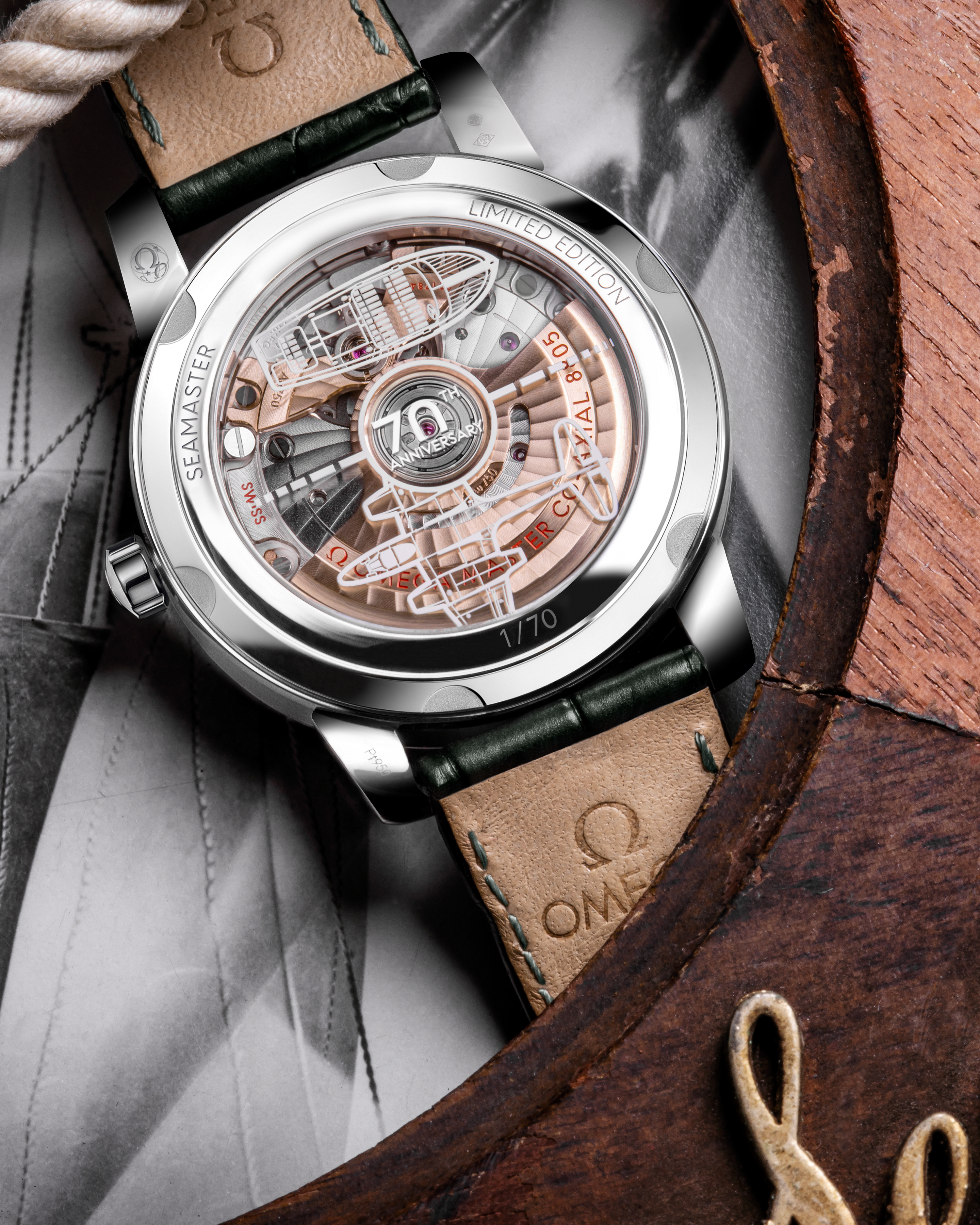 海马系列1948腕表 38毫米, 铂金 搭配 皮表带 - 511.93.38.20.99.001 - 影像 4