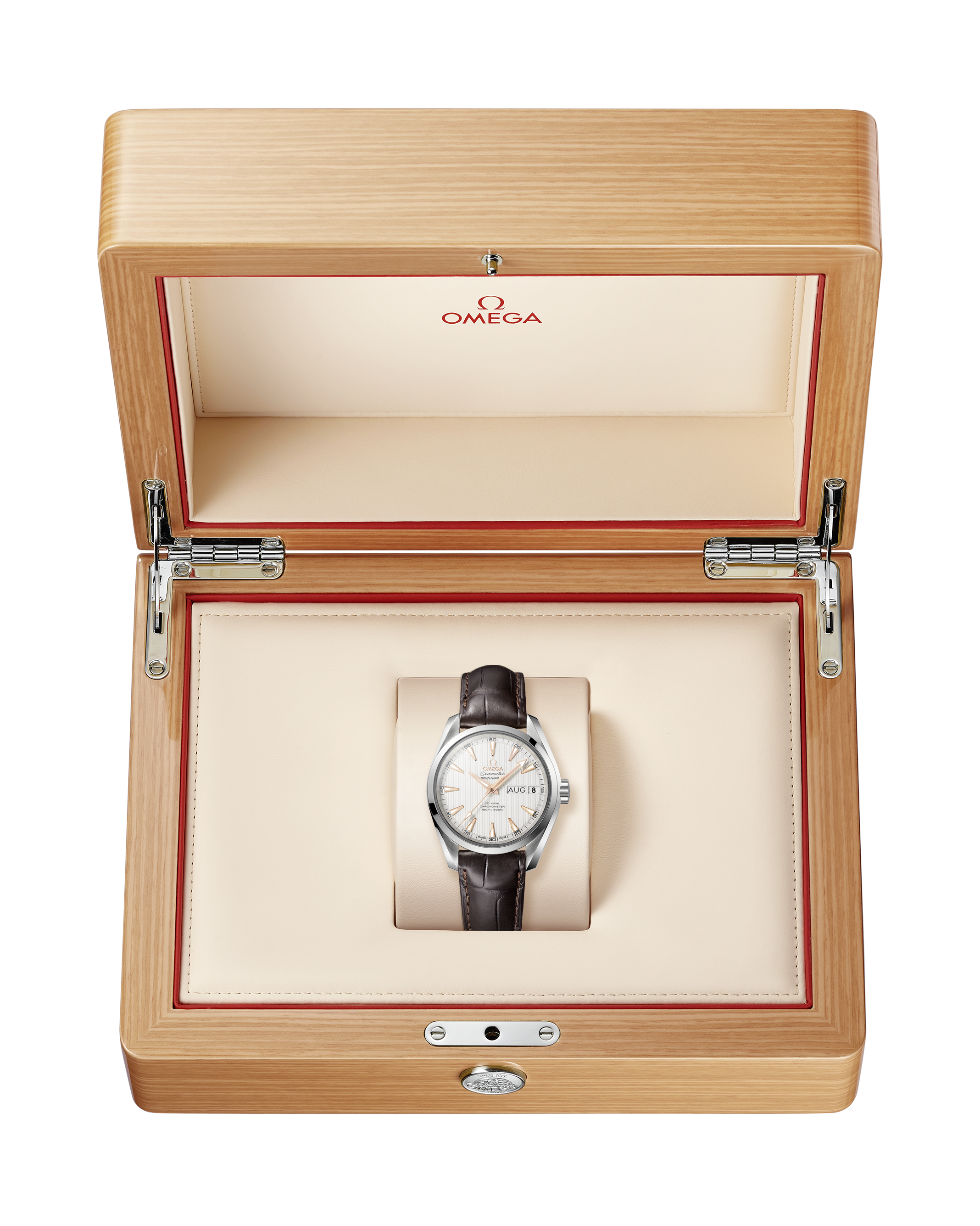 海马系列 AQUA TERRA 150米腕表 38.5毫米, 精钢表壳 搭配 皮表带 - 231.13.39.22.02.001 - 影像 2