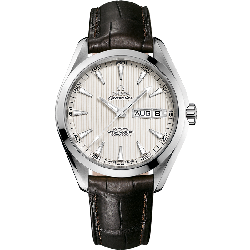 海马系列 AQUA TERRA 150米腕表 43毫米, 精钢表壳 搭配 皮表带 - 231.13.43.22.02.001 - 影像 1