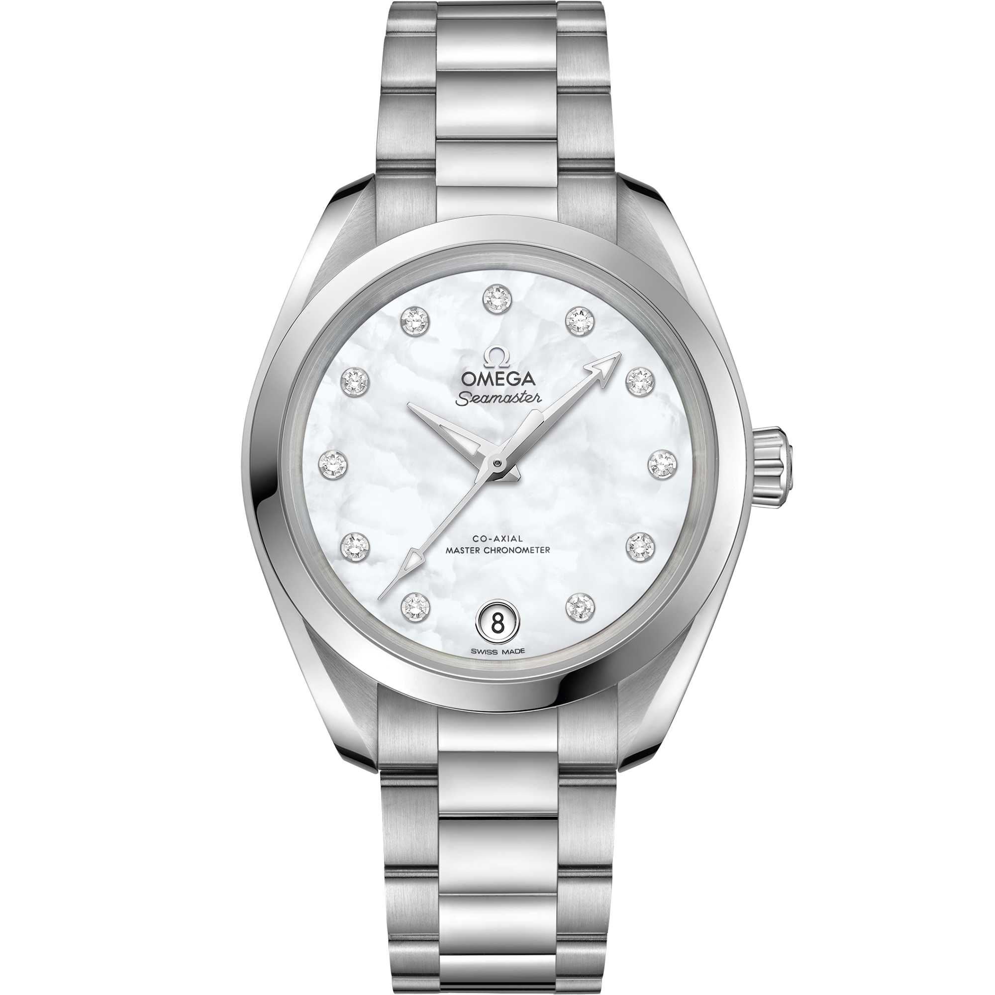 海马系列 AQUA TERRA 150米腕表 34毫米, 精钢表壳 搭配 精钢表链 - 220.10.34.20.55.001 - 影像 1