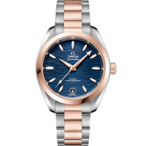 海马系列 34毫米, 精钢-Sedna™ 18k金表壳 搭配 精钢-Sedna™ 18k金表链 - 22020342003001