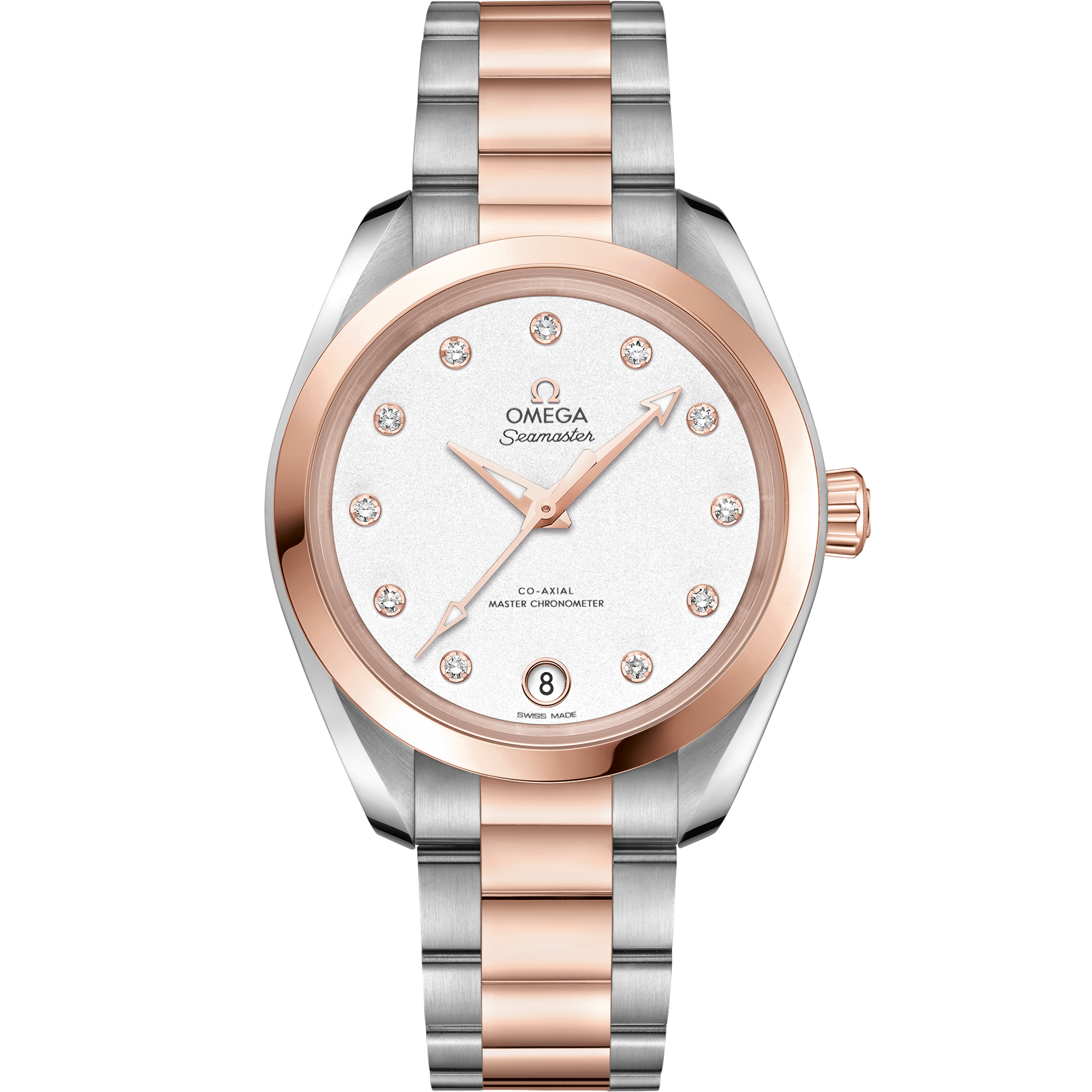 海马系列 AQUA TERRA 150米腕表 34毫米, 精钢-Sedna™ 18k金表壳 搭配 精钢-Sedna™ 18k金表链 - 220.20.34.20.52.001 - 影像 1