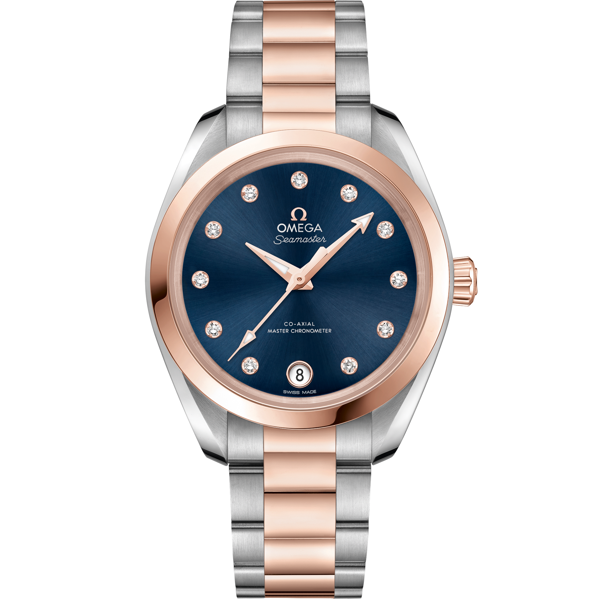 海马系列 AQUA TERRA 150米腕表 34毫米, 精钢-Sedna™ 18k金表壳 搭配 精钢-Sedna™ 18k金表链 - 220.20.34.20.53.001 - 影像 1