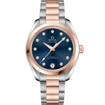 海马系列 34毫米, 精钢-Sedna™ 18k金表壳 搭配 精钢-Sedna™ 18k金表链 - 22020342053001
