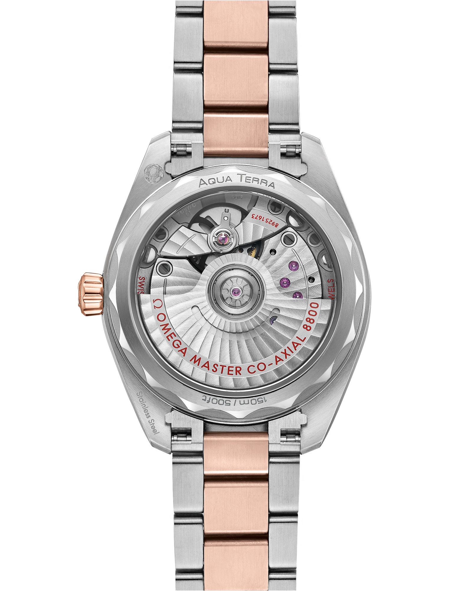 海马系列 AQUA TERRA 150米腕表 34毫米, 精钢-Sedna™ 18k金表壳 搭配 精钢-Sedna™ 18k金表链 - 220.20.34.20.59.001 - 影像 2