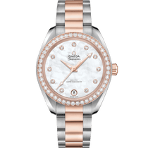 海马系列 34毫米, 精钢-Sedna™ 18k金表壳 搭配 精钢-Sedna™ 18k金表链 - 22025342055001