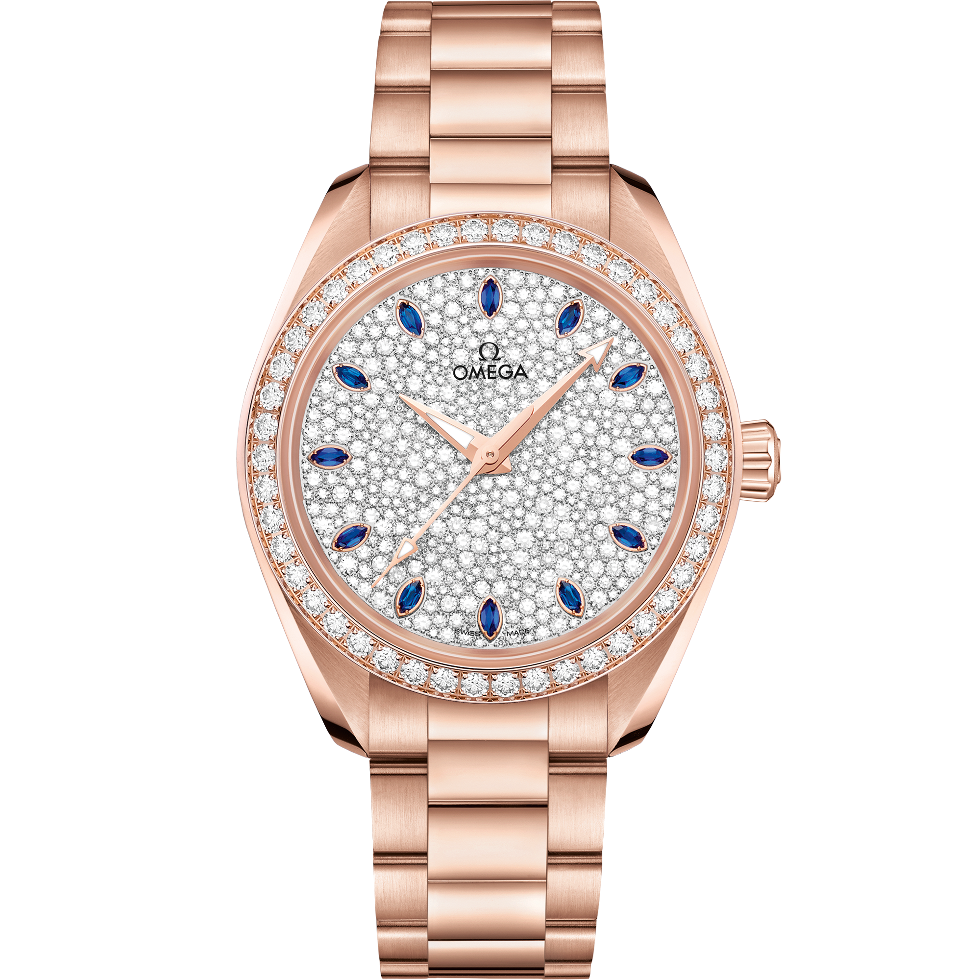 海马系列 AQUA TERRA 150米腕表 34毫米, Sedna™ 18k金表壳 搭配 Sedna™ 18k金表链 - 220.55.34.20.99.002 - 影像 1