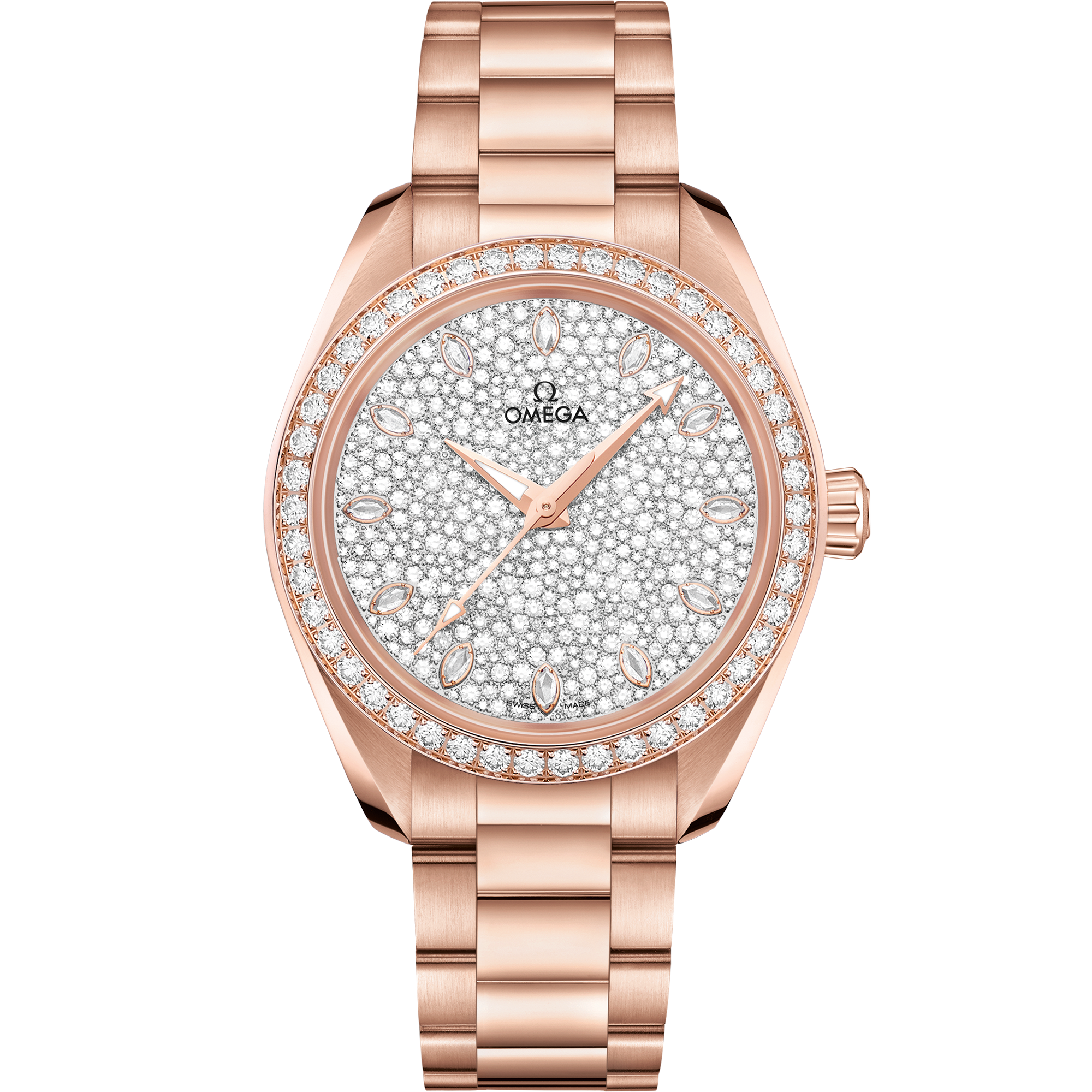 海马系列 AQUA TERRA 150米腕表 34毫米, Sedna™ 18k金表壳 搭配 Sedna™ 18k金表链 - 220.55.34.20.99.003 - 影像 1