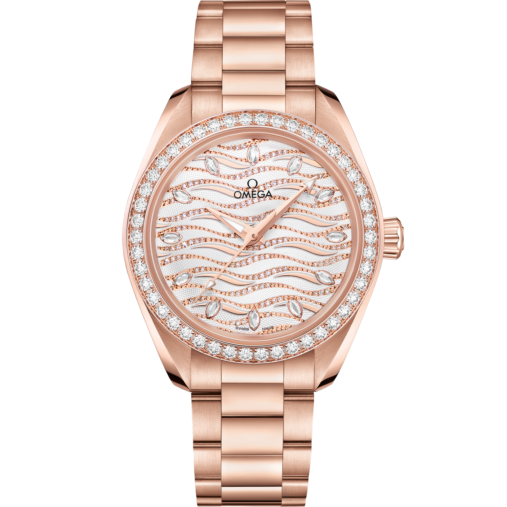 海马系列 AQUA TERRA 150米腕表 34毫米, Sedna™ 18k金表壳 搭配 Sedna™ 18k金表链 - 220.55.34.20.99.006 - 影像 1