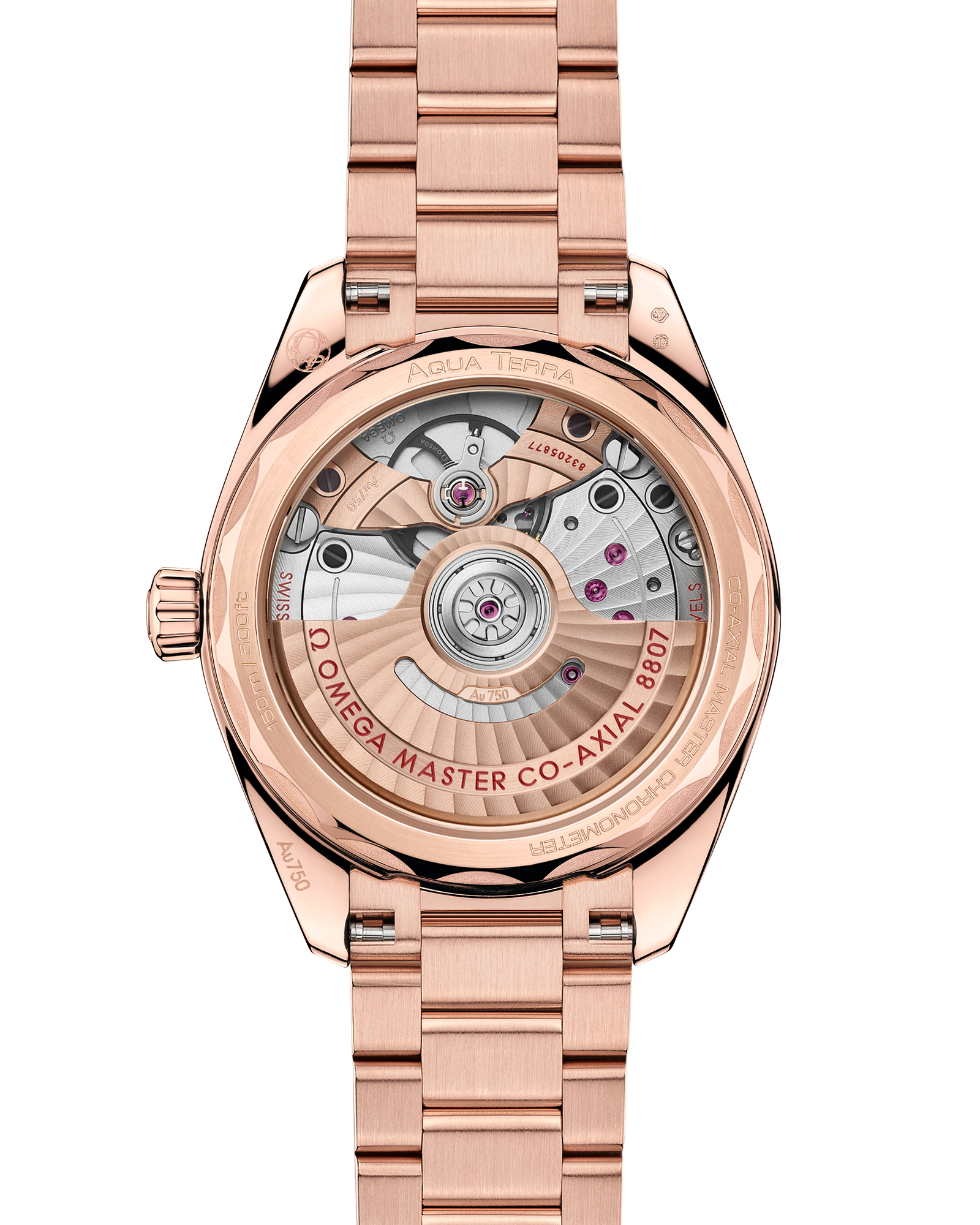 海马系列 AQUA TERRA 150米腕表 34毫米, Sedna™ 18k金表壳 搭配 Sedna™ 18k金表链 - 220.55.34.20.99.007 - 影像 2