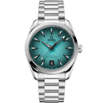 海马系列 AQUA TERRA 150米腕表 38毫米, 精钢表壳 搭配 精钢表链 - 22010382003005