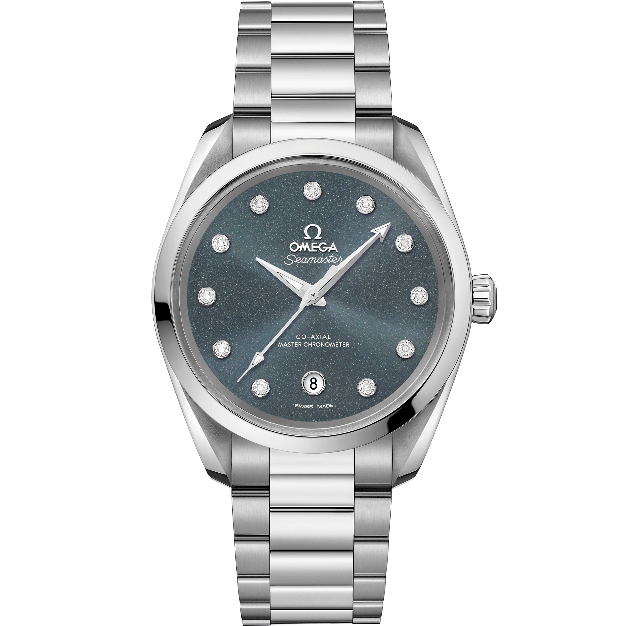 海马系列 AQUA TERRA 150米腕表 38毫米, 精钢表壳 搭配 精钢表链 - 220.10.38.20.53.001 - 影像 1