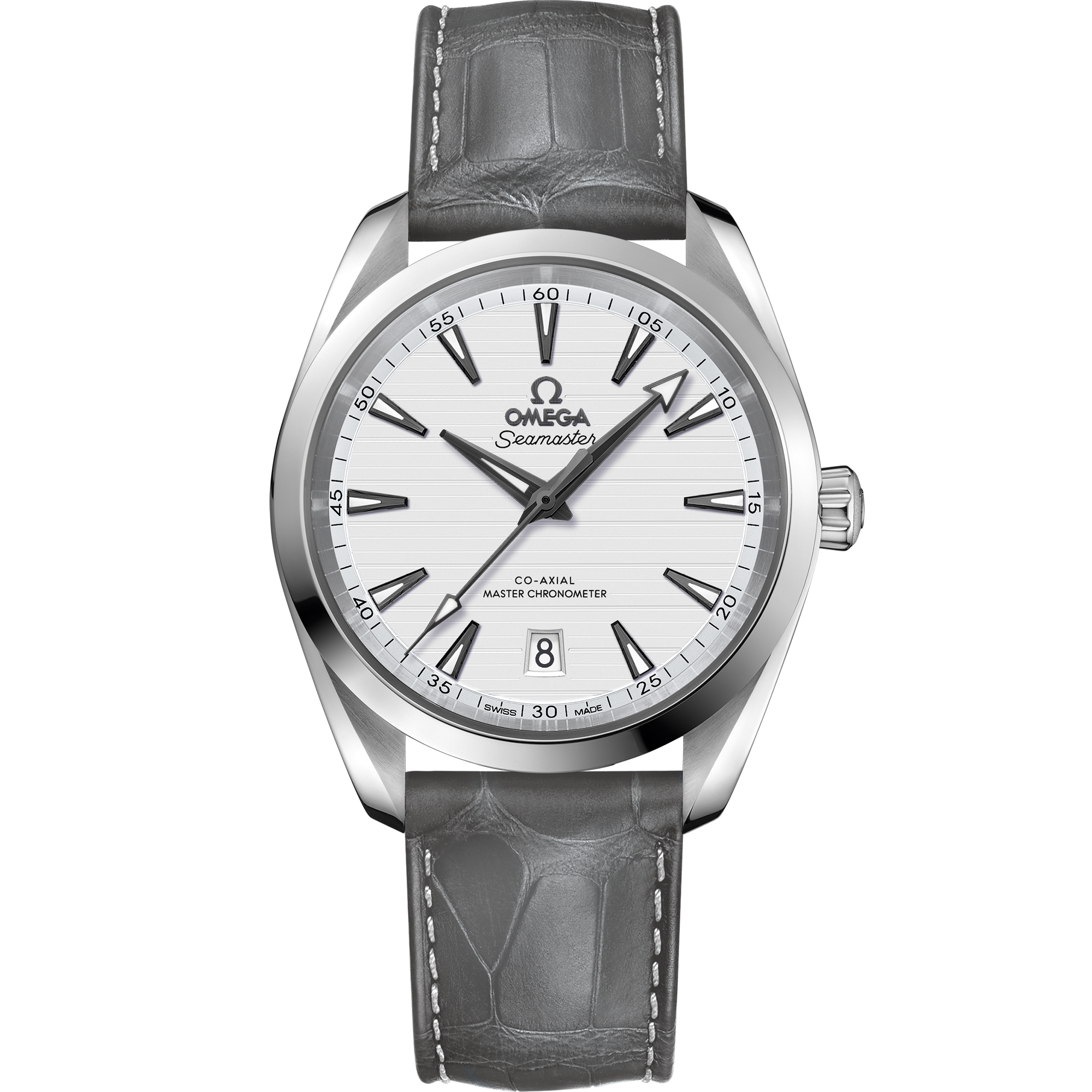 海马系列 AQUA TERRA 150米腕表 38毫米, 精钢表壳 搭配 皮表带 - 220.13.38.20.02.001 - 影像 1