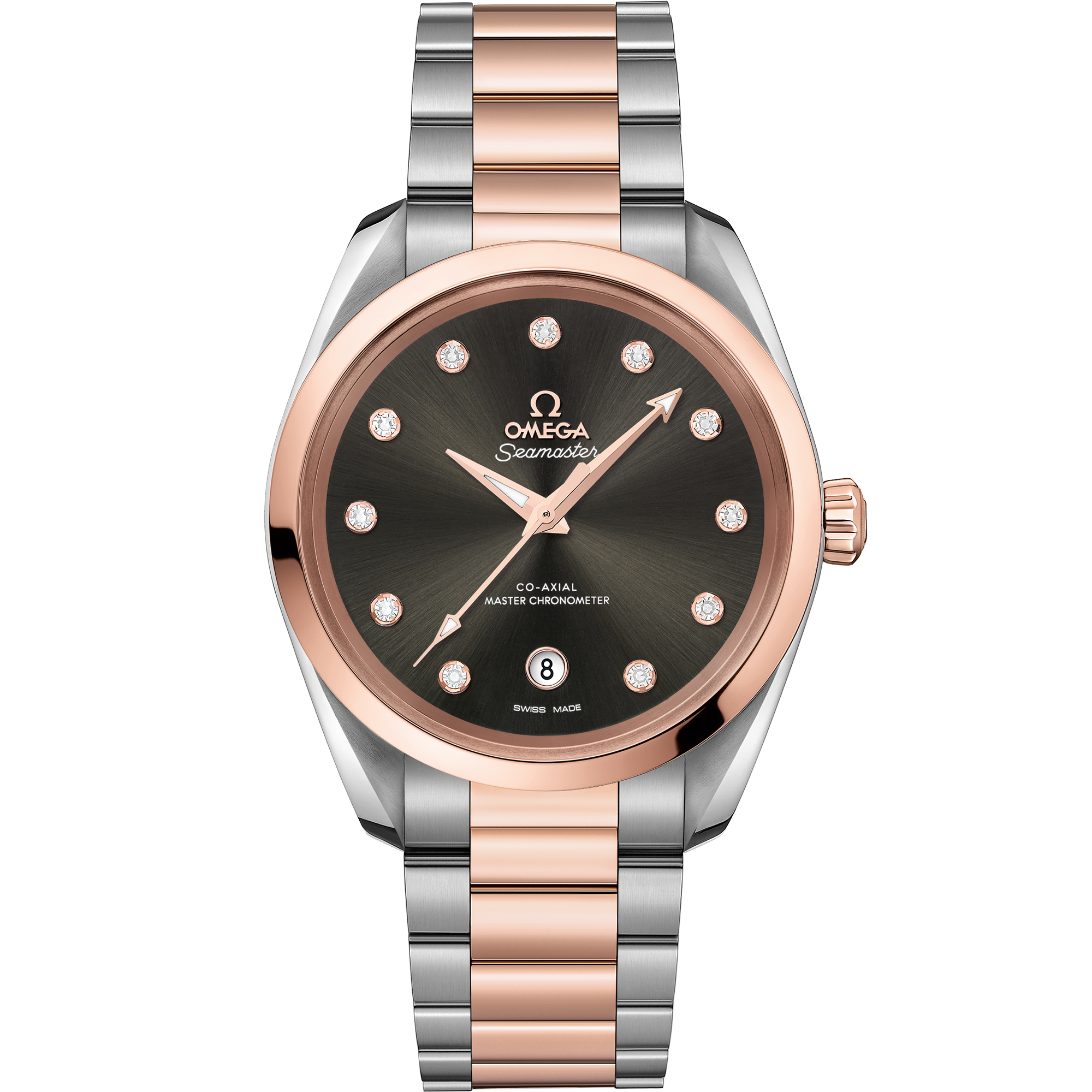 海马系列 AQUA TERRA 150米腕表 38毫米, 精钢-Sedna™ 18k金表壳 搭配 精钢-Sedna™ 18k金表链 - 220.20.38.20.56.001 - 影像 1