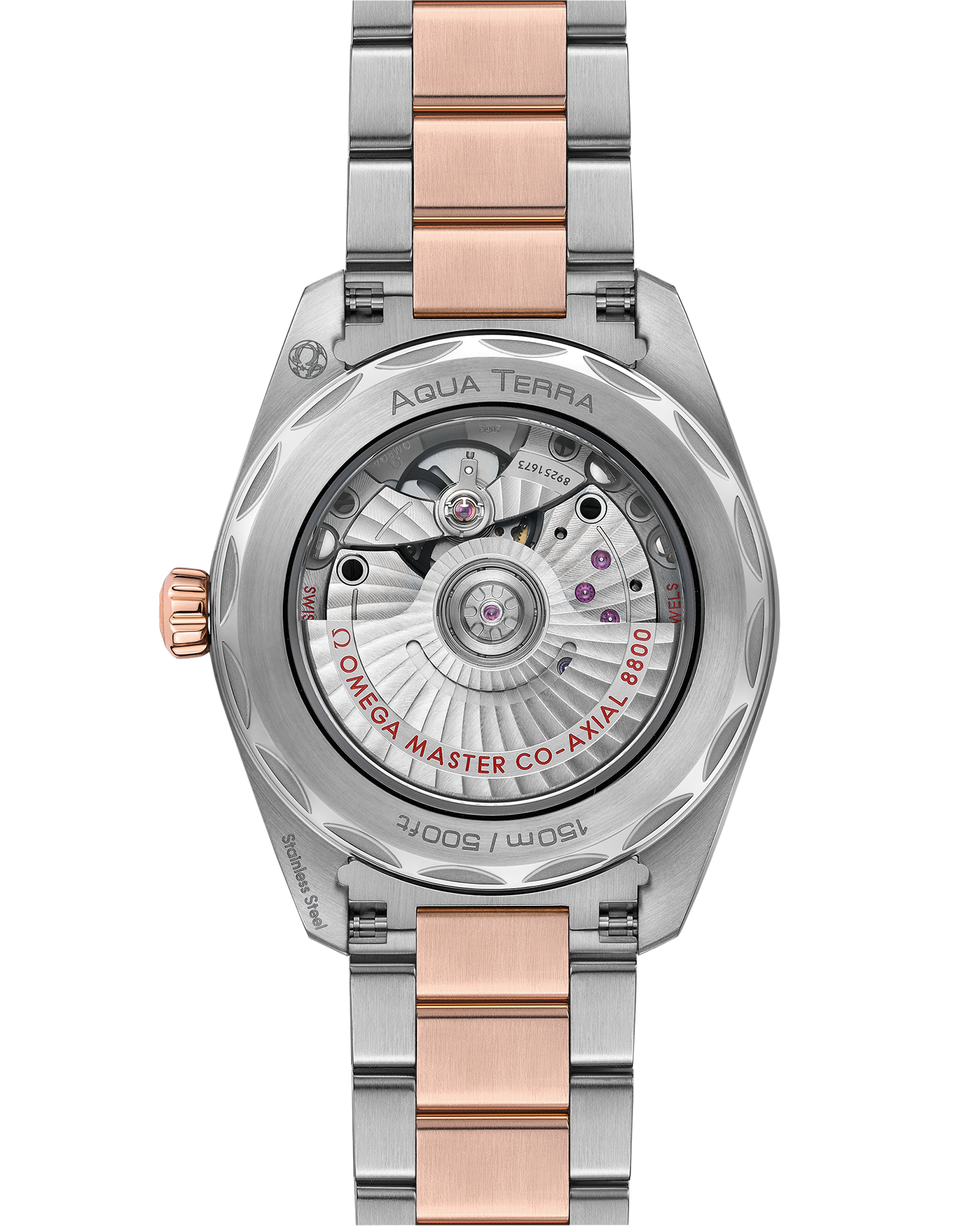 海马系列 AQUA TERRA 150米腕表 38毫米, 精钢-Sedna™ 18k金表壳 搭配 精钢-Sedna™ 18k金表链 - 220.25.38.20.55.001 - 影像 2