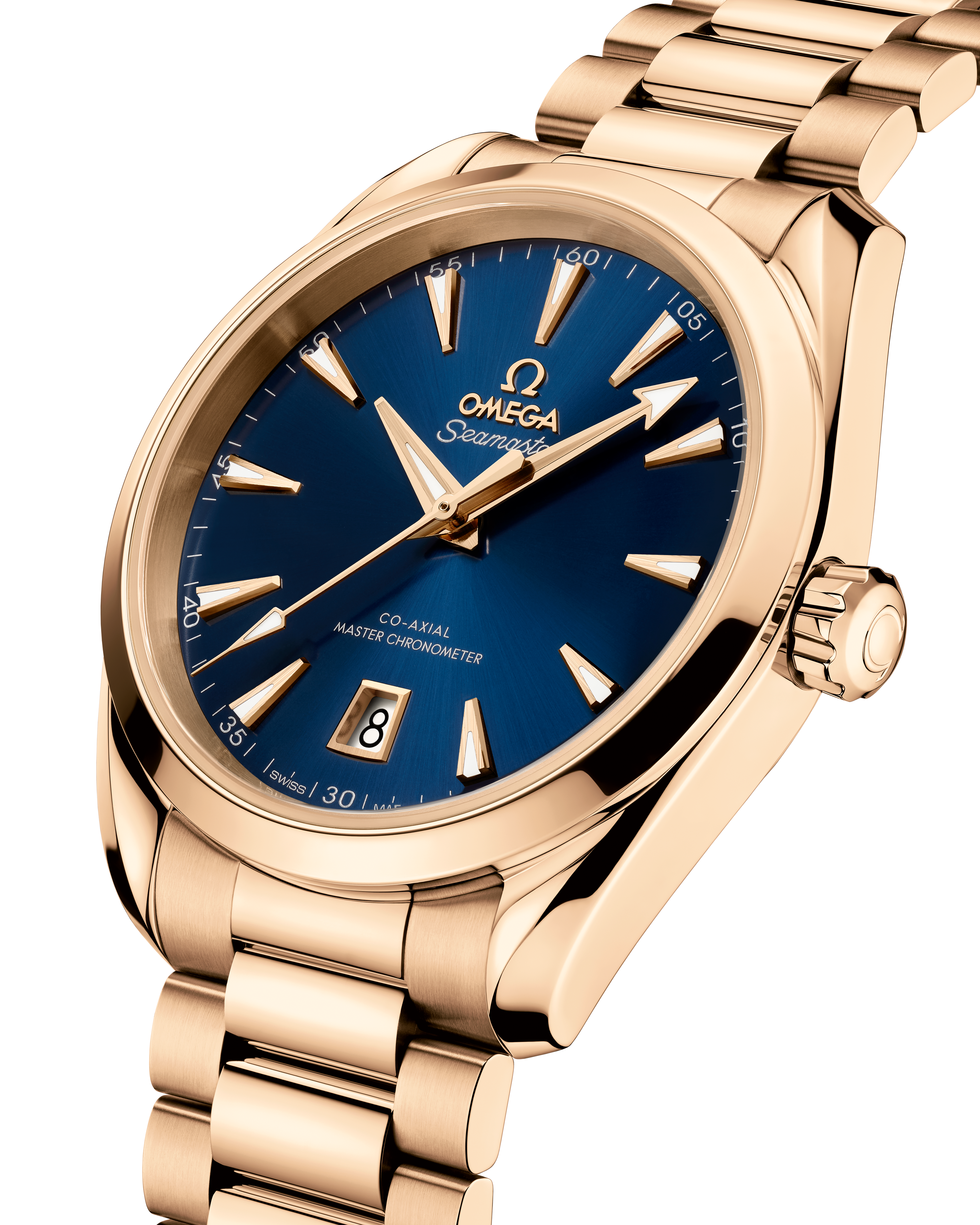 海马系列 AQUA TERRA 150米腕表 38毫米, Moonshine 18k金表壳 搭配 Moonshine 18k金表链 - 220.50.38.20.03.001 - 影像 3