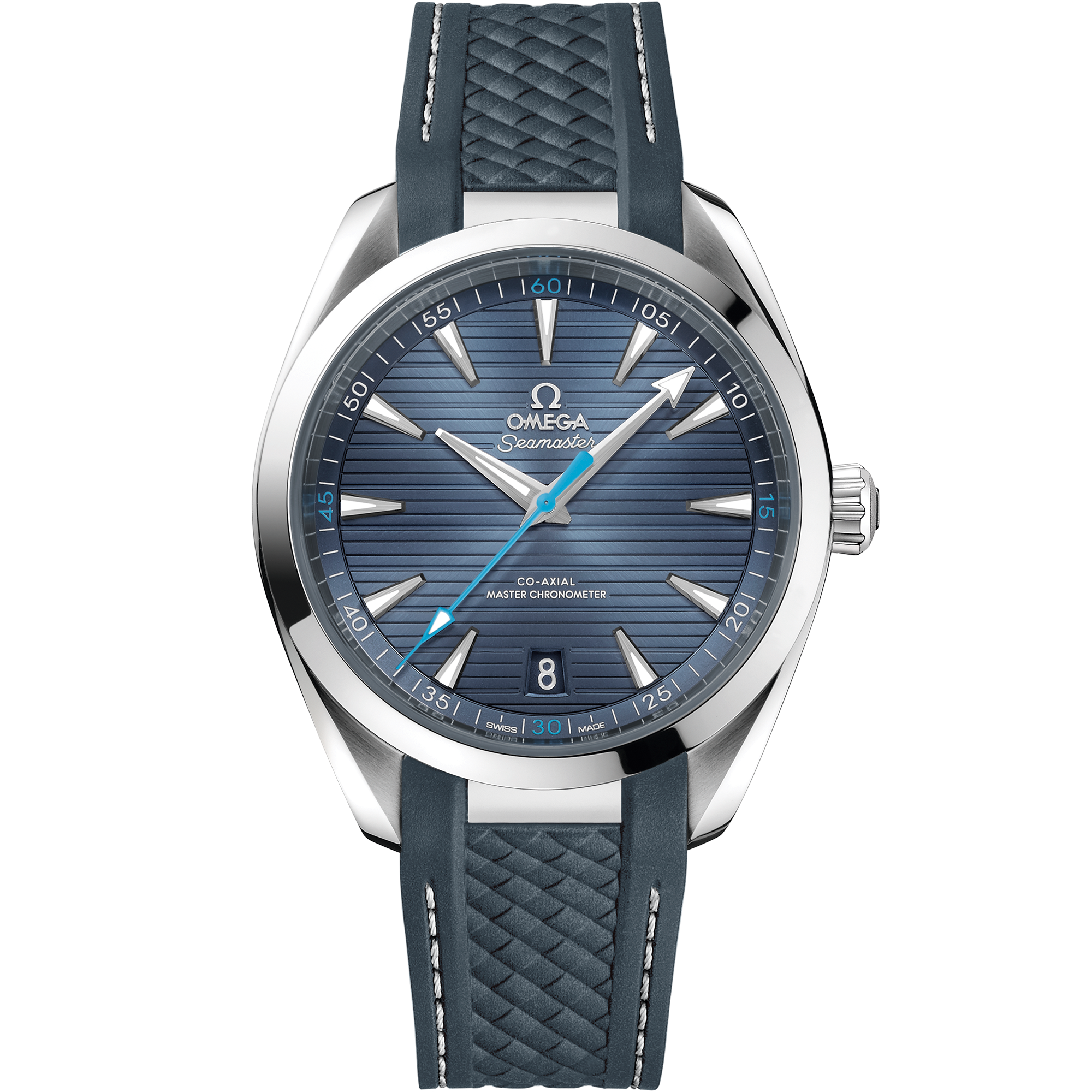 海马系列 AQUA TERRA 150米腕表 41毫米, 精钢表壳 搭配 橡胶表带 - 220.12.41.21.03.002 - 影像 1
