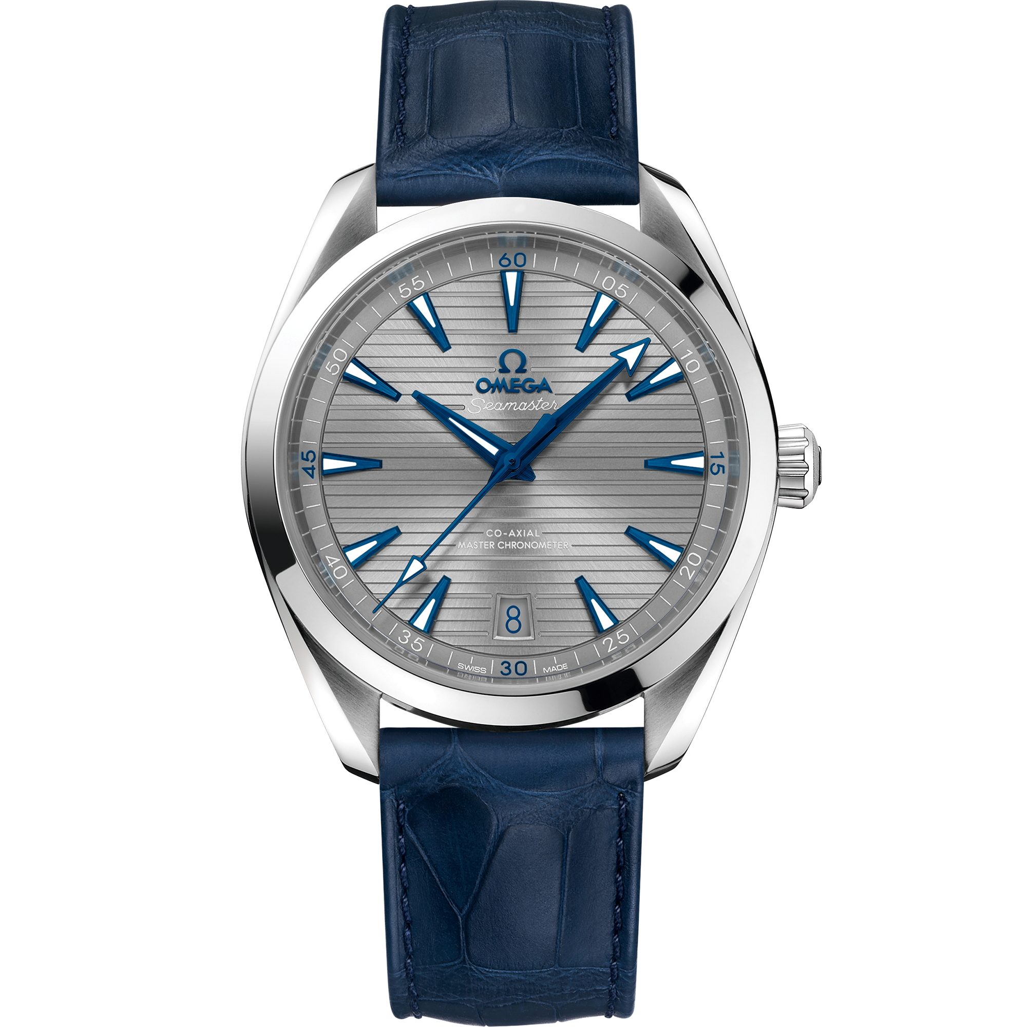 海马系列 AQUA TERRA 150米腕表 41毫米, 精钢表壳 搭配 皮表带 - 220.13.41.21.06.001 - 影像 1