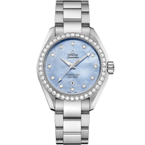 海马系列 AQUA TERRA 150米腕表 34毫米, 精钢表壳 搭配 精钢表链 - 23115342057002