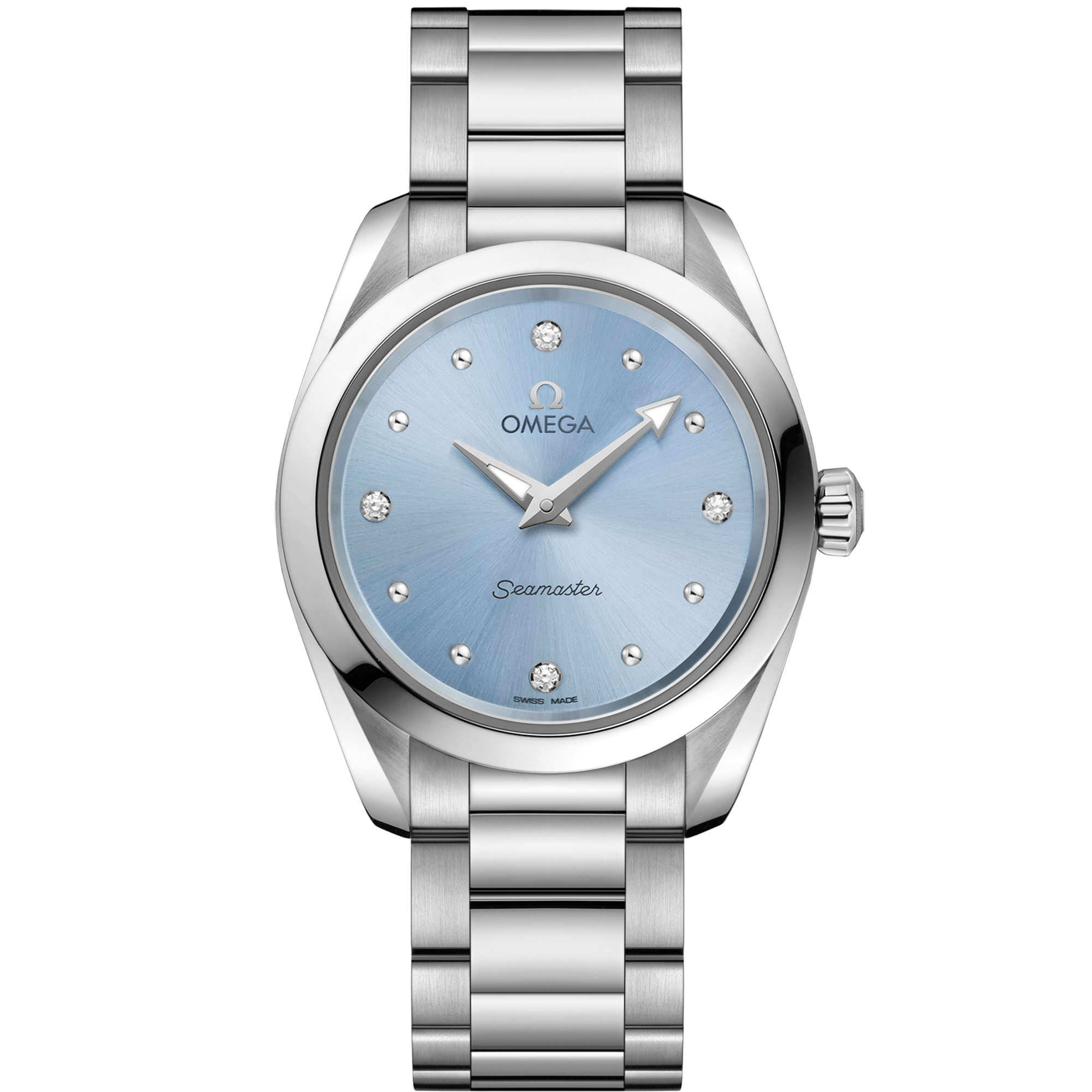 海马系列 AQUA TERRA 150米腕表 28毫米, 精钢表壳 搭配 精钢表链 - 220.10.28.60.53.001 - 影像 1