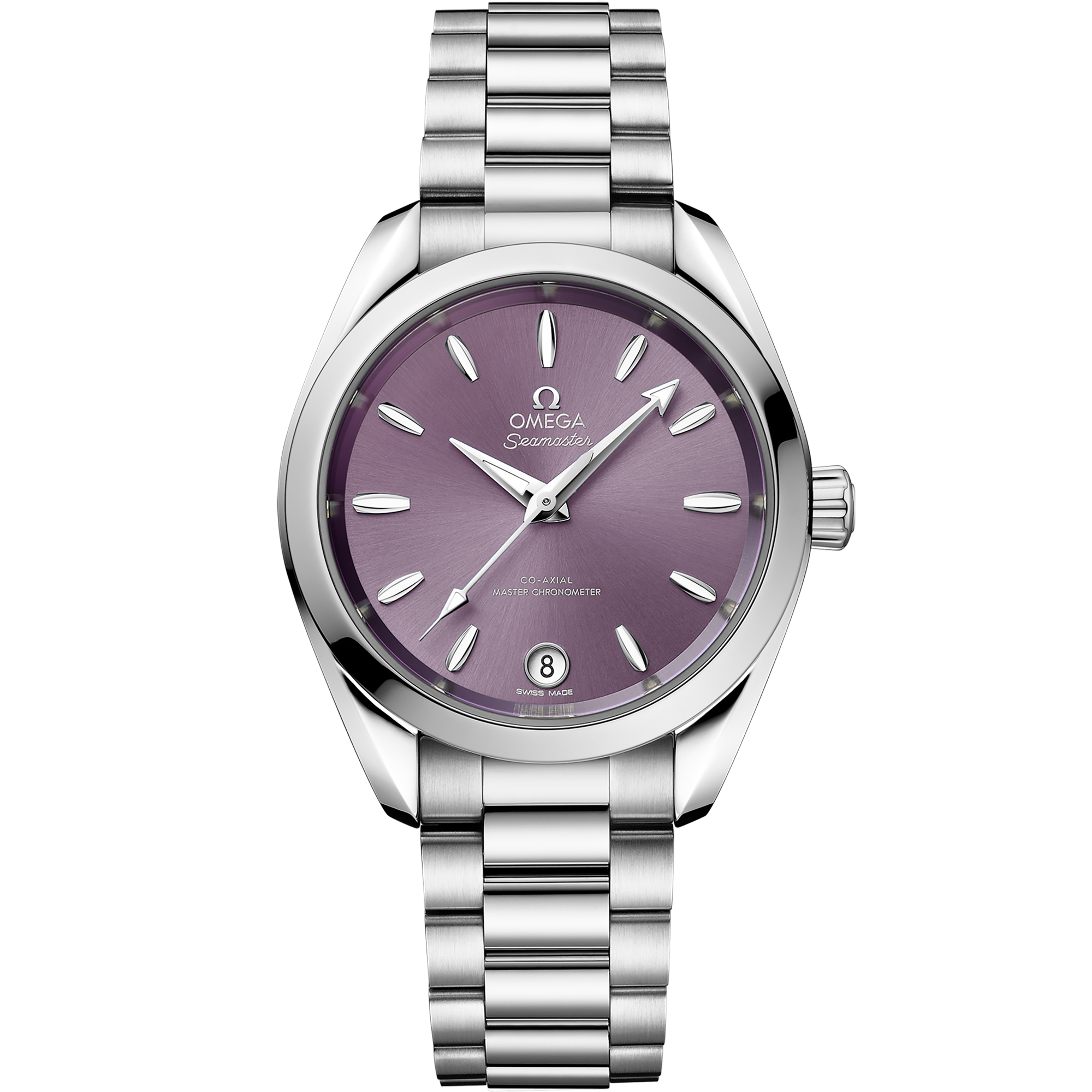 海马系列AQUA TERRA SHADES腕表 34毫米, 精钢表壳 搭配 精钢表链 - 220.10.34.20.10.002 - 影像 1