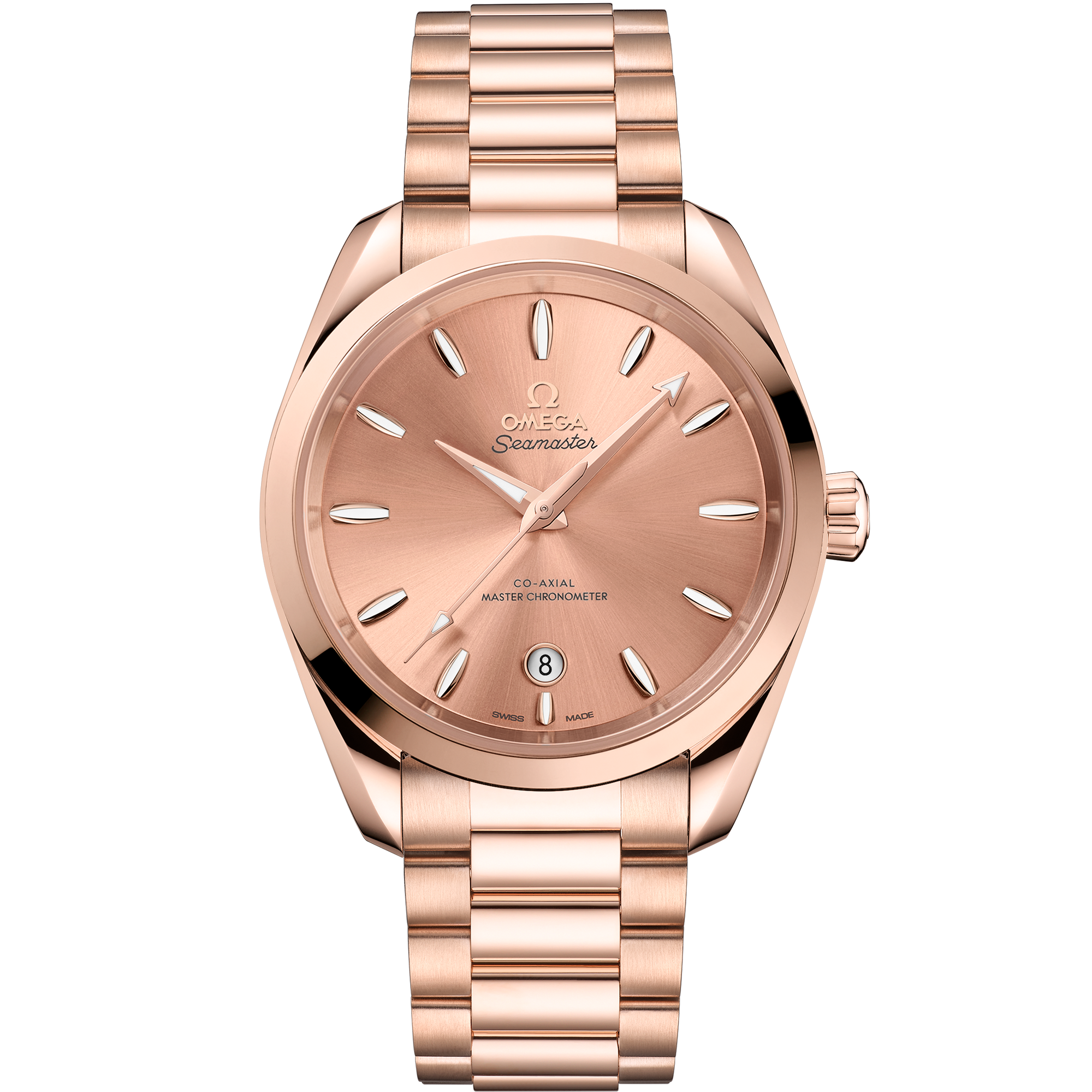 海马系列AQUA TERRA SHADES腕表 38毫米, Sedna™ 18k金表壳 搭配 Sedna™ 18k金表链 - 220.50.38.20.10.001 - 影像 1