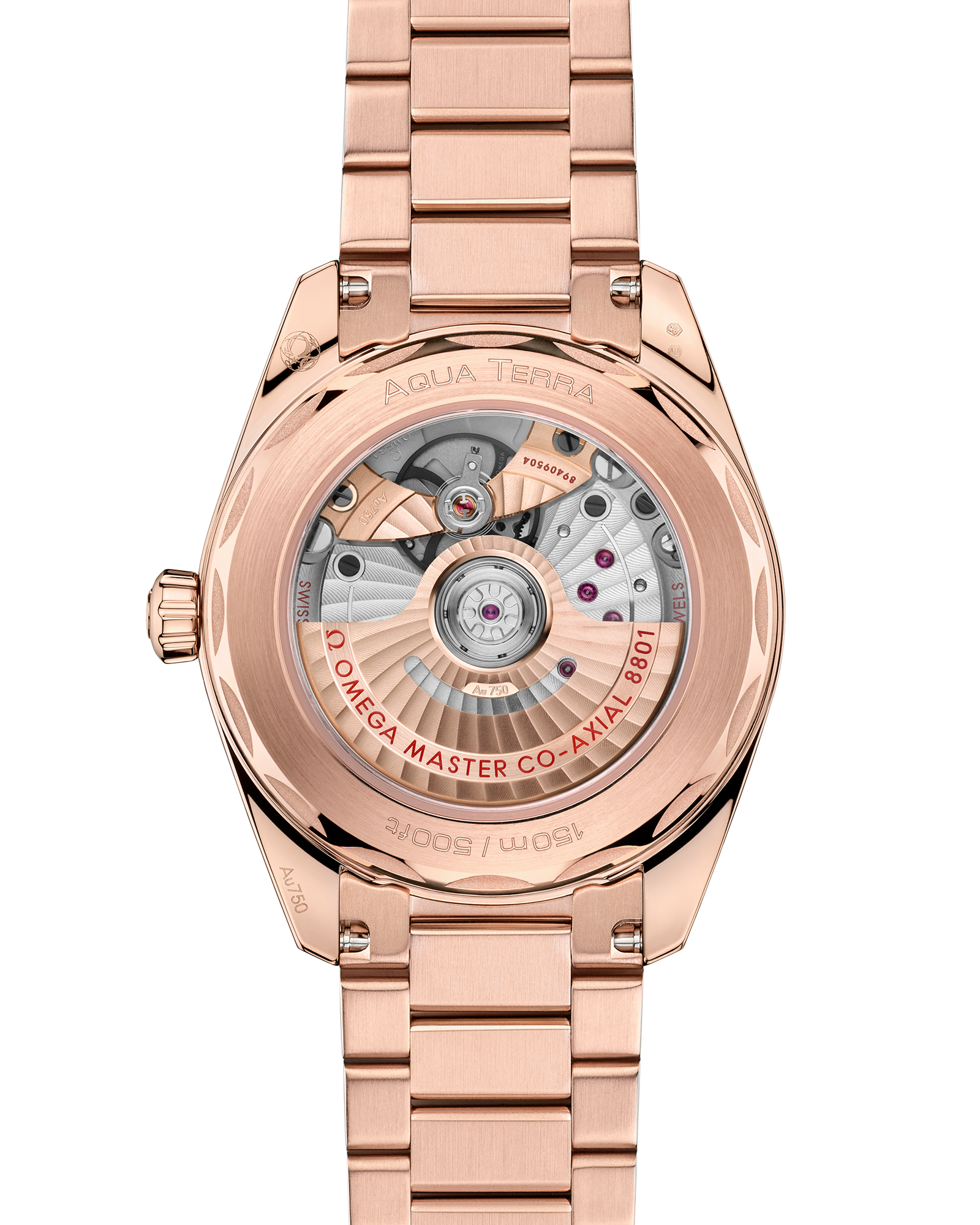 海马系列AQUA TERRA SHADES腕表 38毫米, Sedna™ 18k金表壳 搭配 Sedna™ 18k金表链 - 220.50.38.20.10.001 - 影像 2