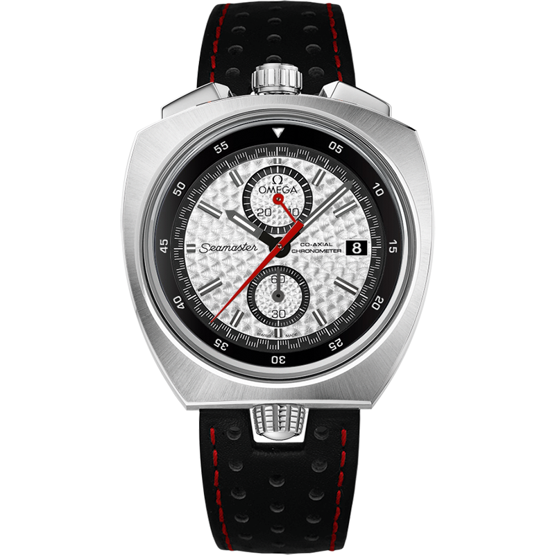 海马系列 牛头表 43毫米, 精钢表壳 搭配 皮表带 - 225.12.43.50.02.001 - 影像 1