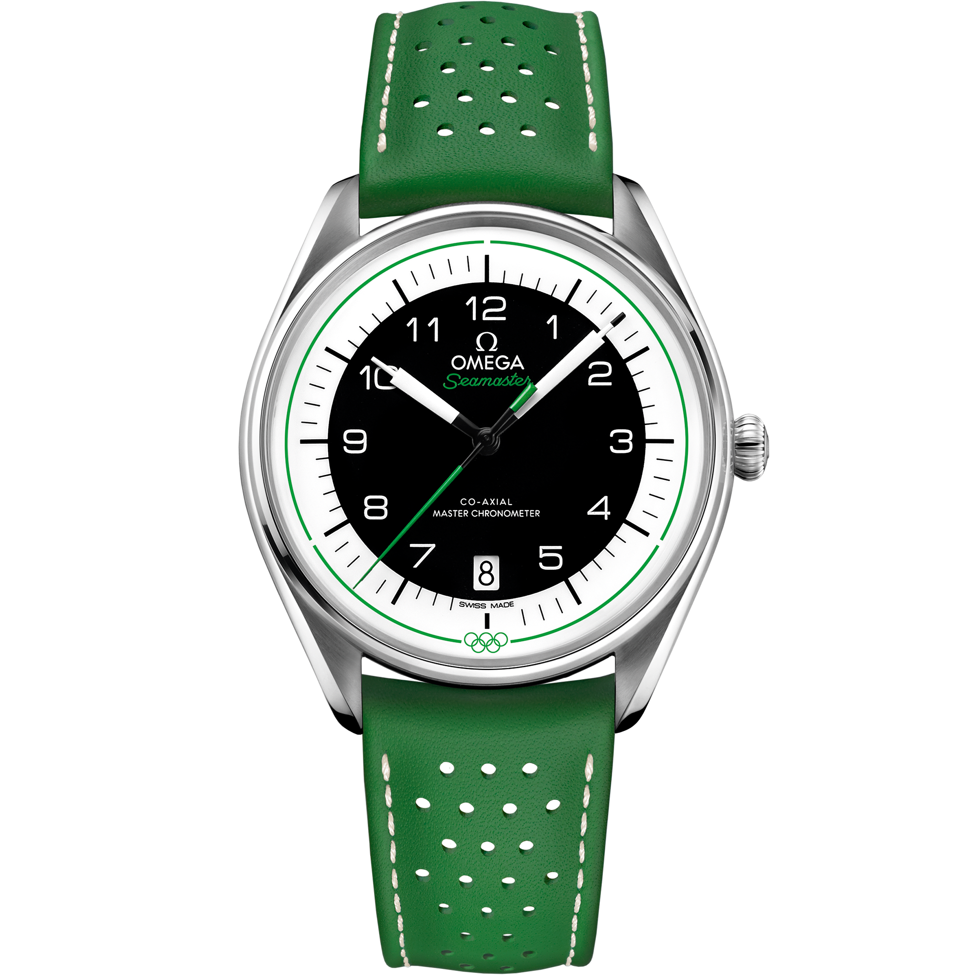 海马系列 奥运会正式计时 39.5毫米, 精钢表壳 搭配 皮表带 - 522.32.40.20.01.005 - 影像 1