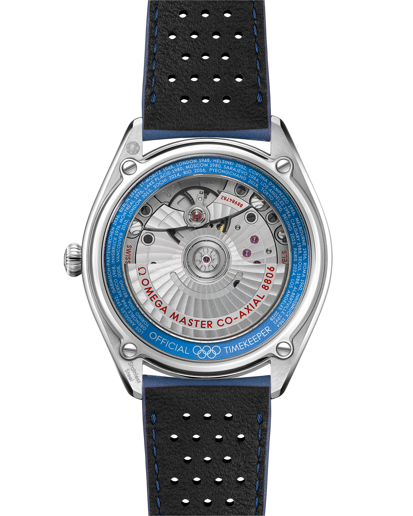 海马系列 奥运会正式计时 39.5毫米, 精钢表壳 搭配 皮表带 - 522.32.40.20.04.001 - 影像 2