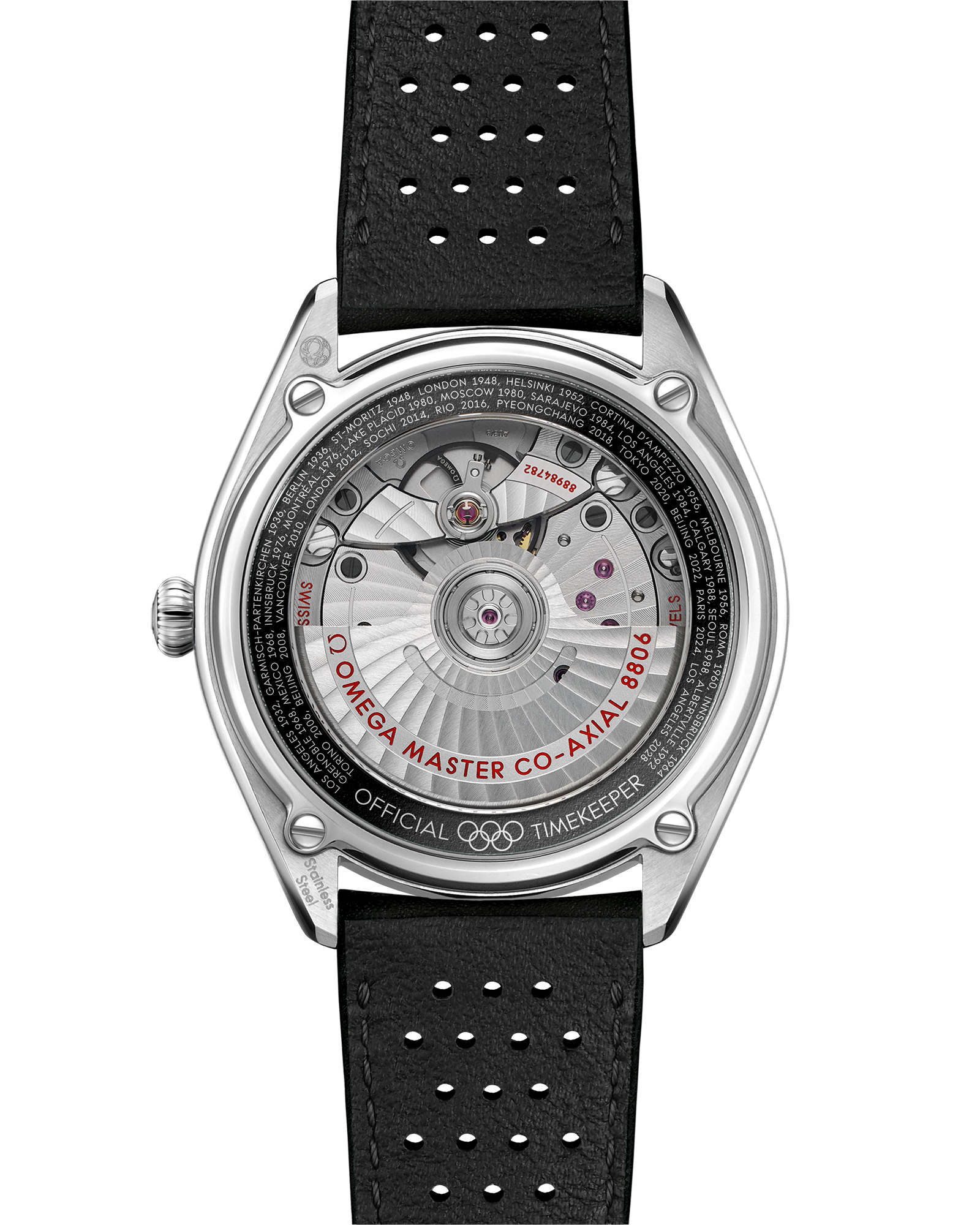 海马系列 奥运会正式计时 39.5毫米, 精钢表壳 搭配 皮表带 - 522.32.40.20.04.003 - 影像 2