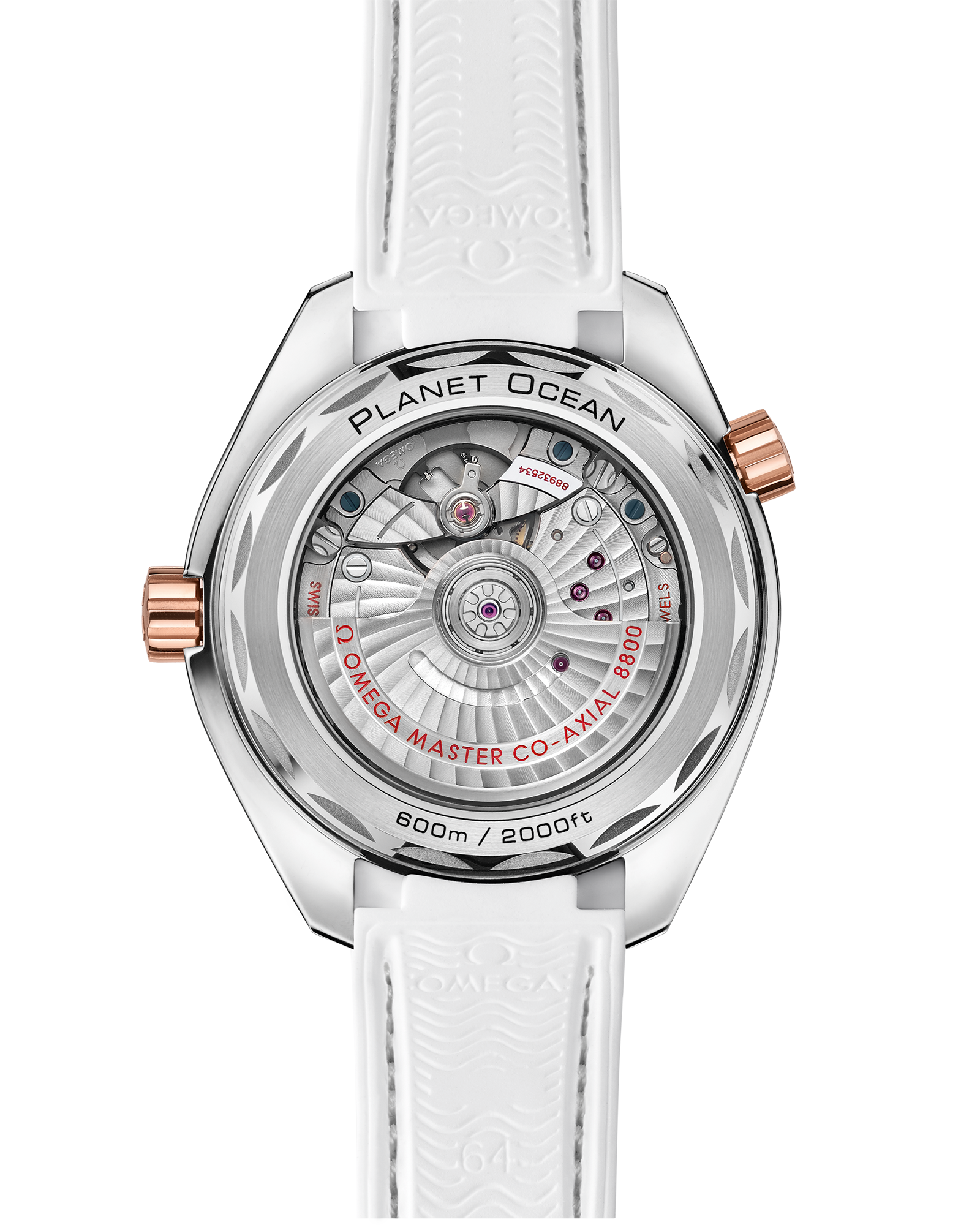 海马系列 海洋宇宙600米 39.5毫米, 精钢-Sedna™ 18k金表壳 搭配 内侧橡胶皮表带 - 215.23.40.20.04.001 - 影像 2