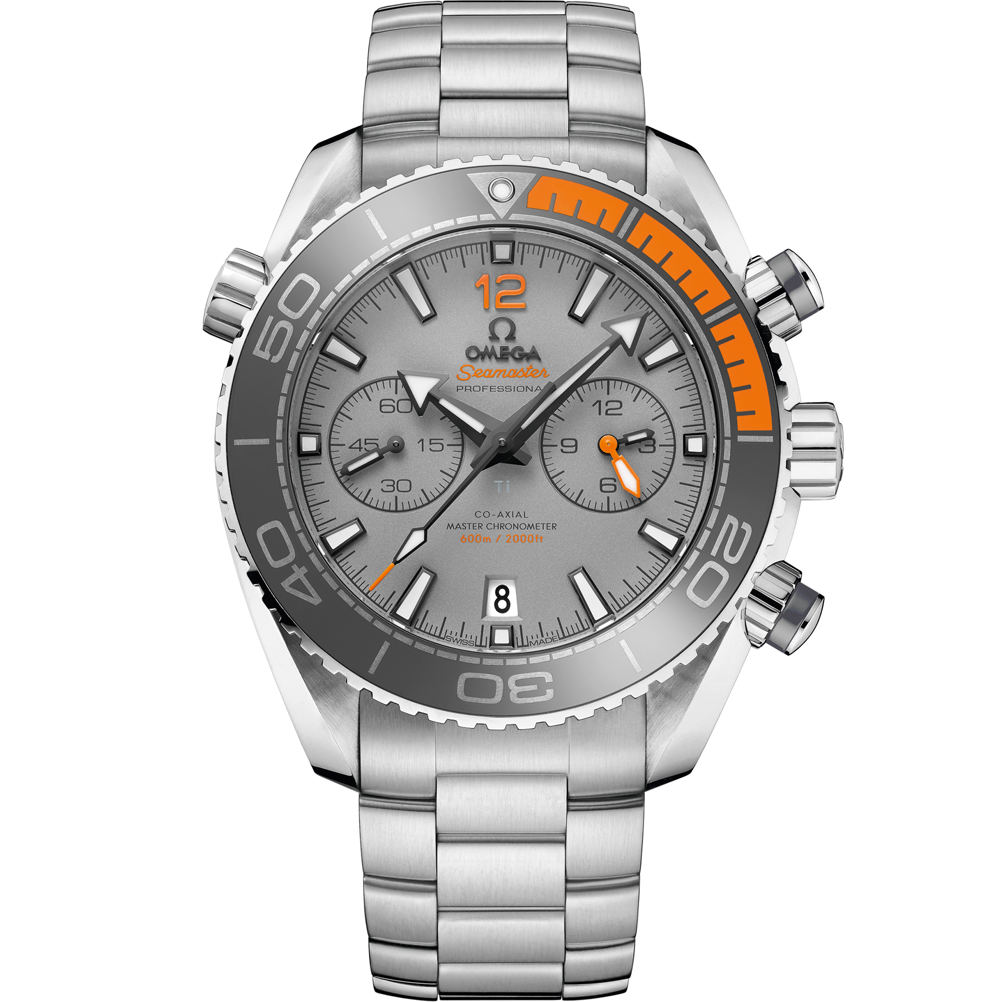 海马系列 海洋宇宙600米 45.5毫米, 钛金属表壳 搭配 钛金属表链 - 215.90.46.51.99.001 - 影像 1