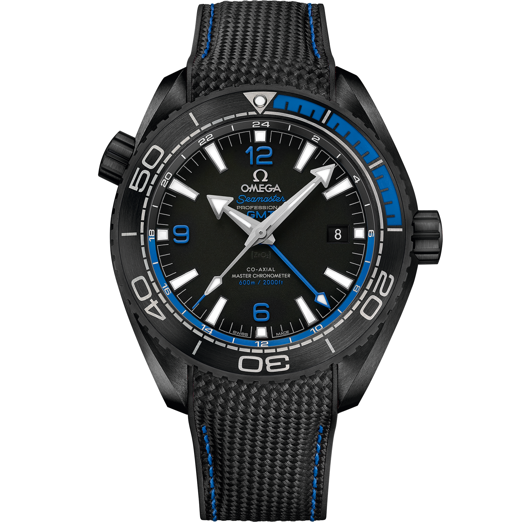 海马系列 海洋宇宙600米 45.5毫米, 黑色陶瓷表壳 搭配 橡胶表带 - 215.92.46.22.01.002 - 影像 1