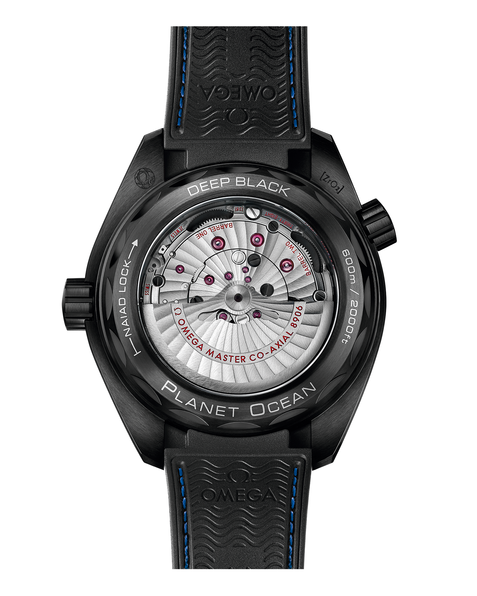 海马系列 海洋宇宙600米 45.5毫米, 黑色陶瓷表壳 搭配 橡胶表带 - 215.92.46.22.01.002 - 影像 2