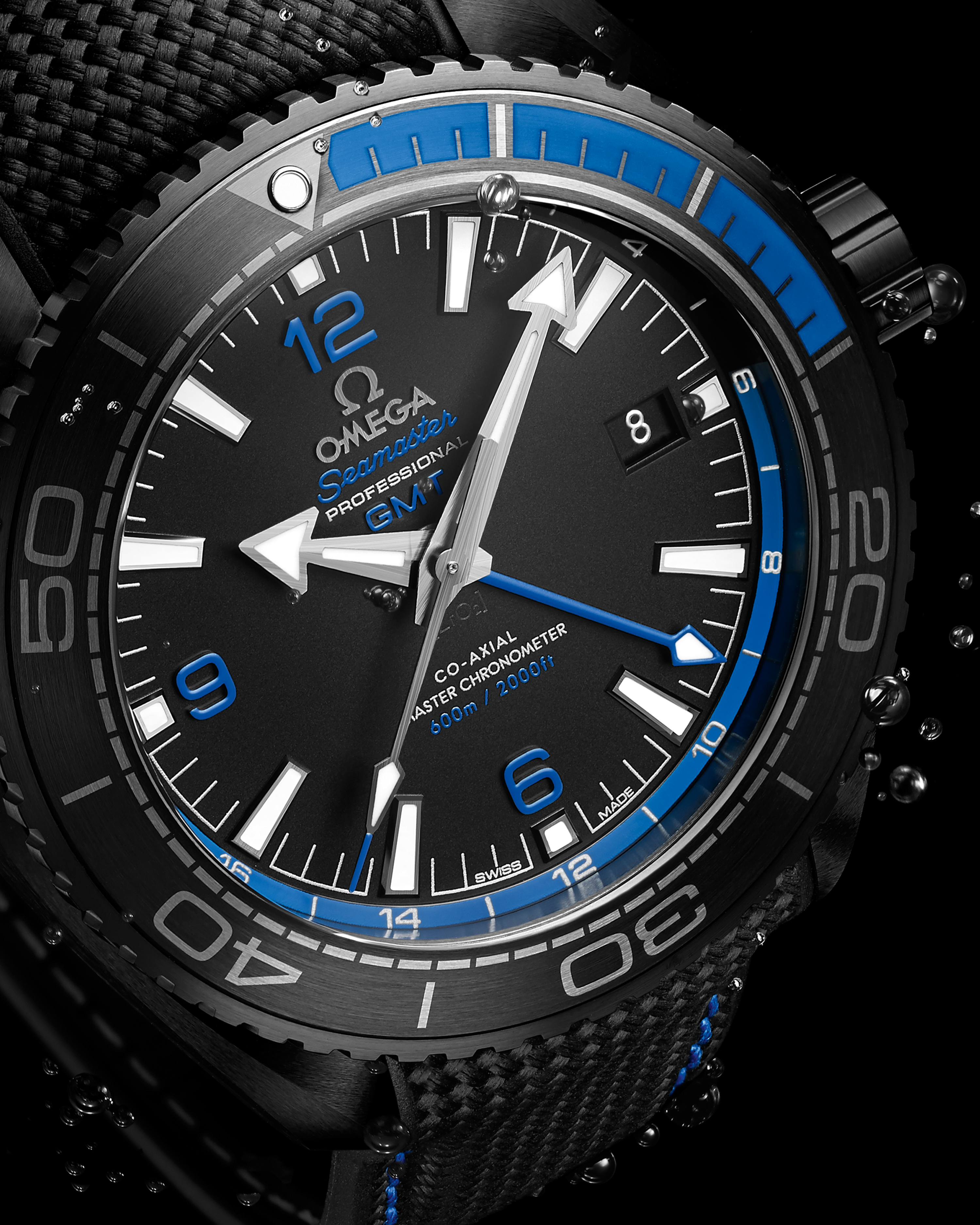 海马系列 海洋宇宙600米 45.5毫米, 黑色陶瓷表壳 搭配 橡胶表带 - 215.92.46.22.01.002 - 影像 3