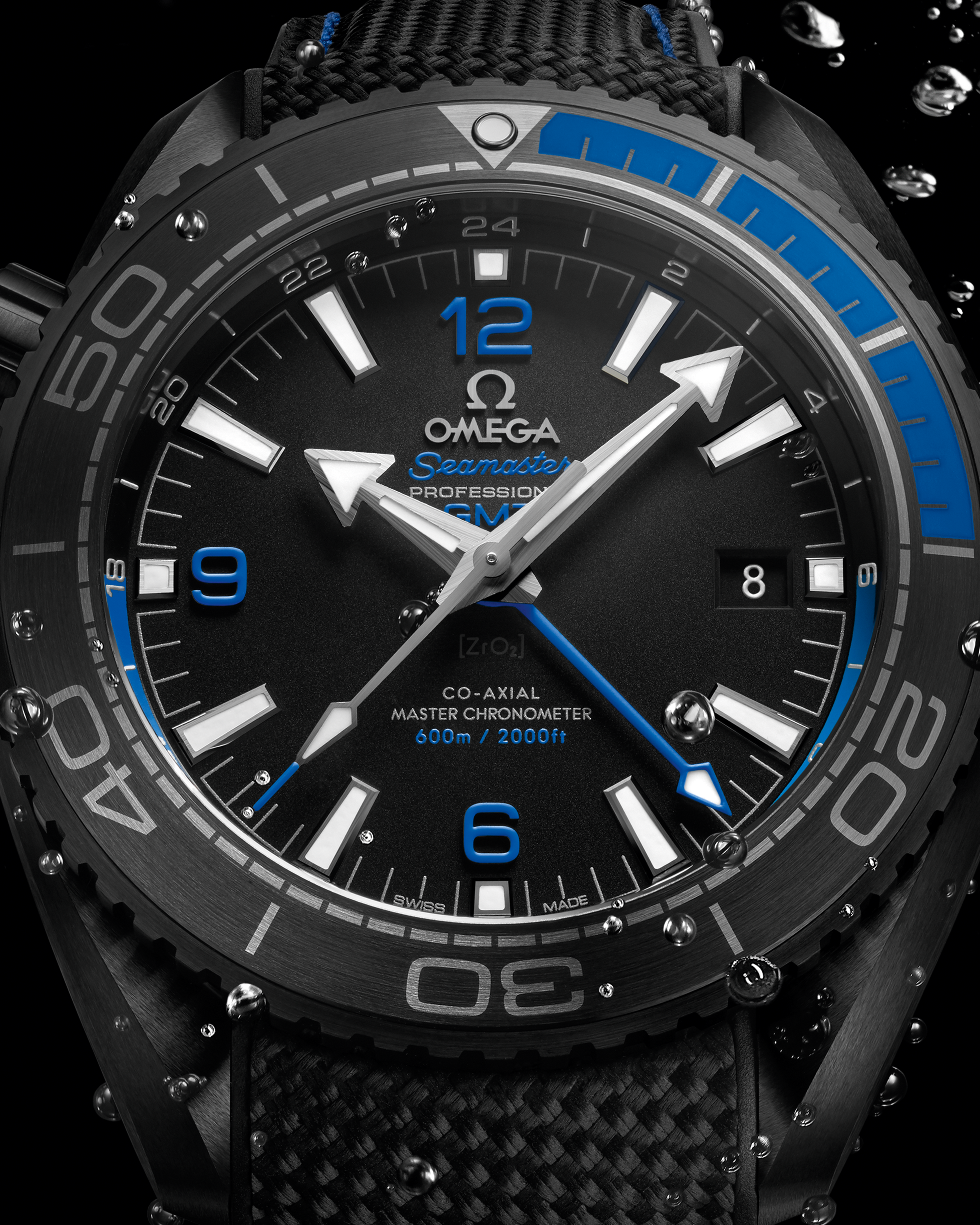 海马系列 海洋宇宙600米 45.5毫米, 黑色陶瓷表壳 搭配 橡胶表带 - 215.92.46.22.01.002 - 影像 4