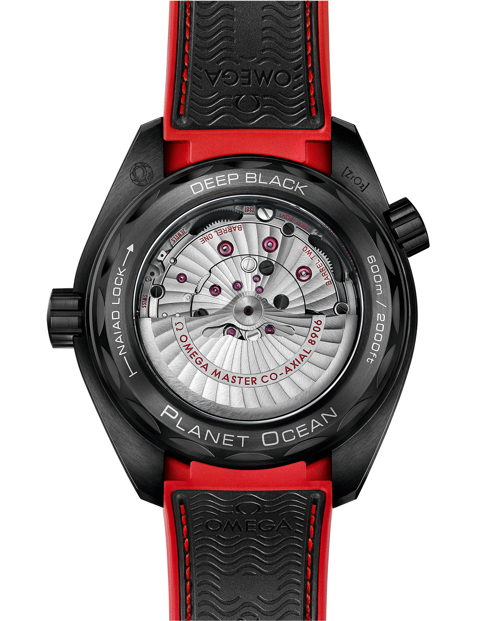海马系列 海洋宇宙600米 45.5毫米, 黑色陶瓷表壳 搭配 橡胶表带 - 215.92.46.22.01.003 - 影像 2