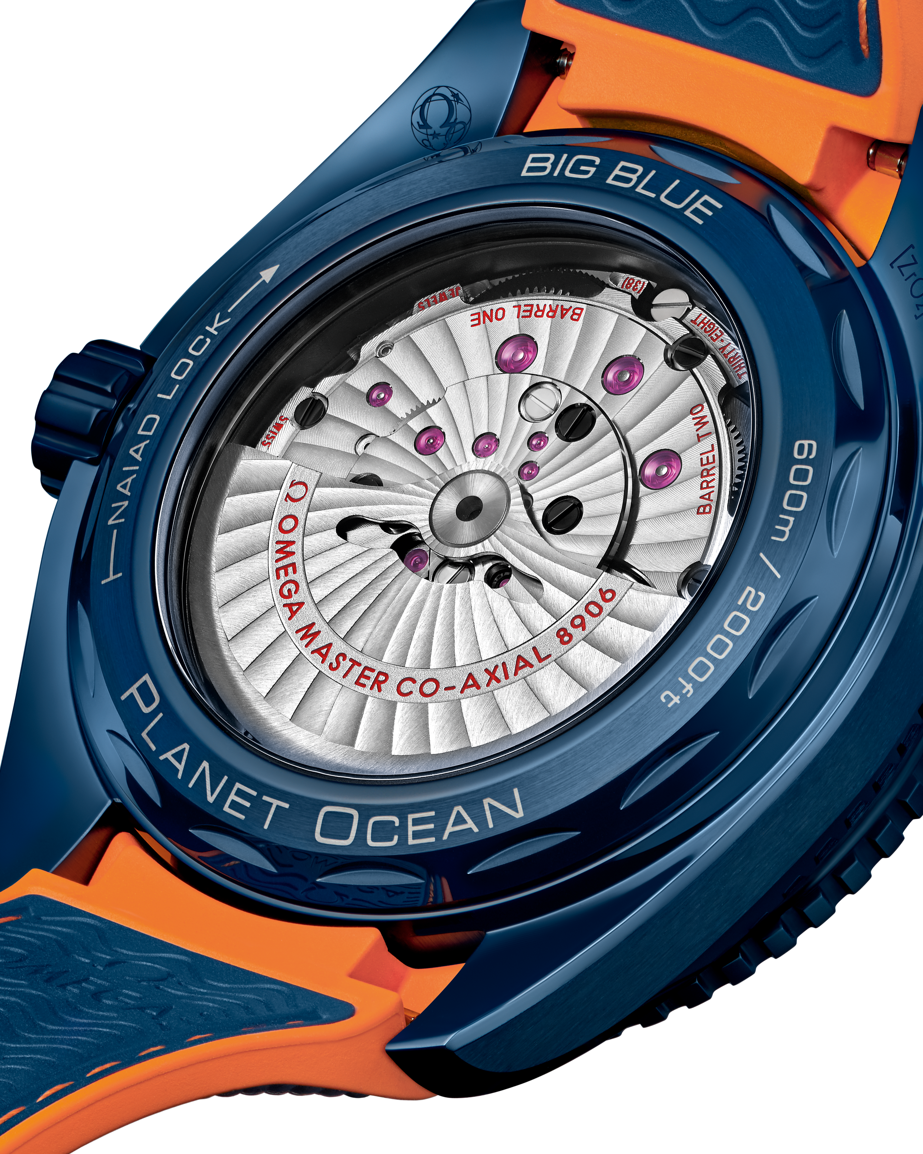 海马系列 海洋宇宙600米 45.5毫米, 蓝色陶瓷 搭配 橡胶表带 - 215.92.46.22.03.001 - 影像 4